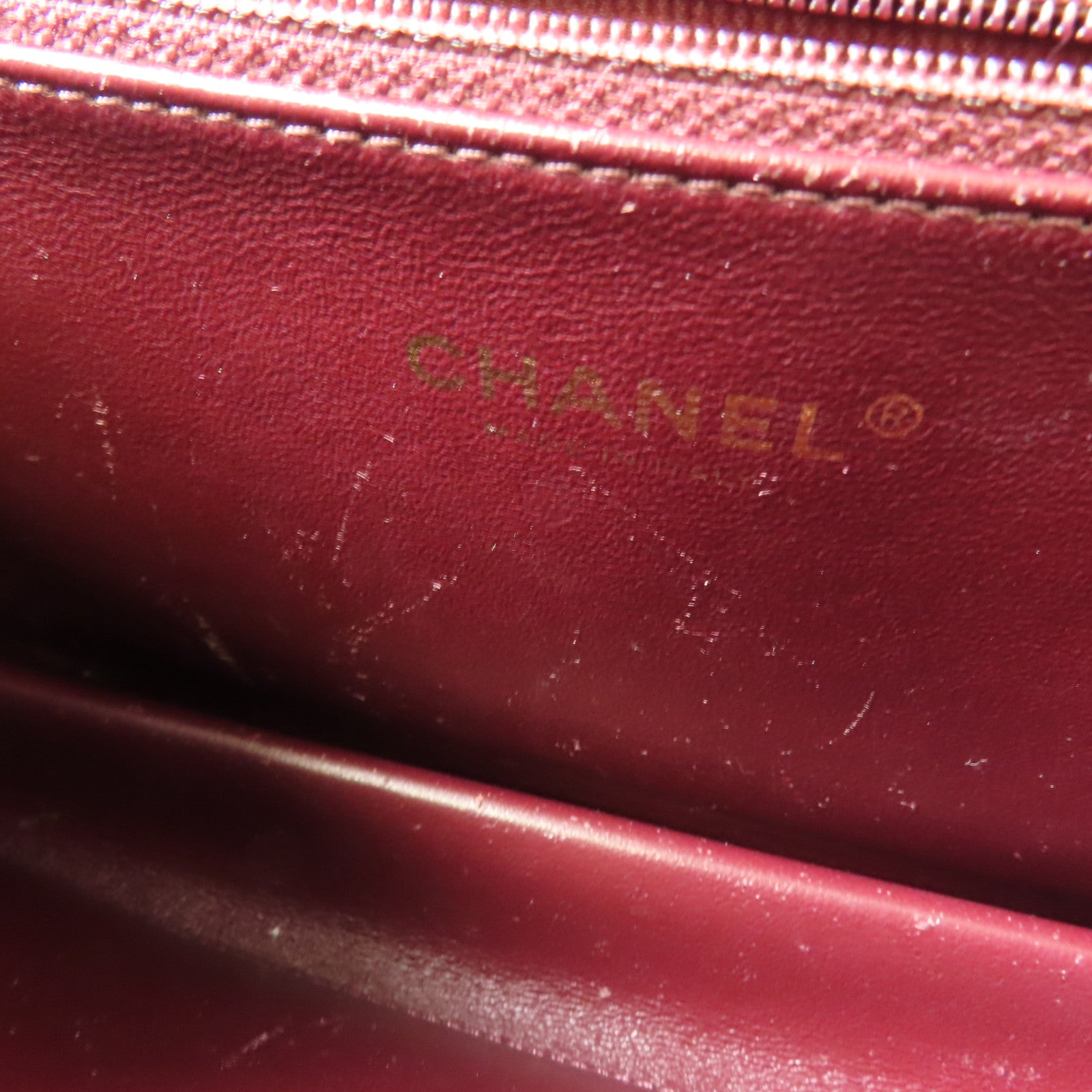 CHANEL 牛皮皮革Shoulder Bag金扣肩背袋