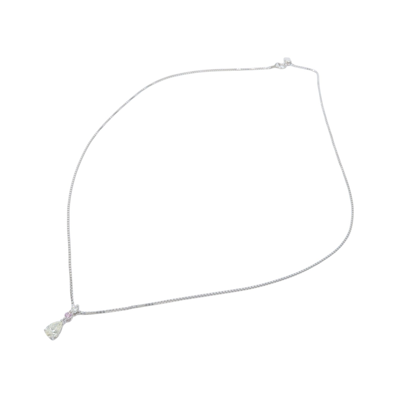 JEWELRY 18K白金/PT900鉑金Diamond Necklace鑽石項鍊