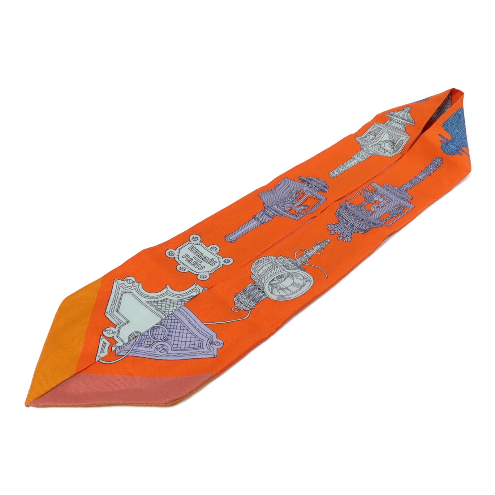 HERMES 絲質Twilly絲巾