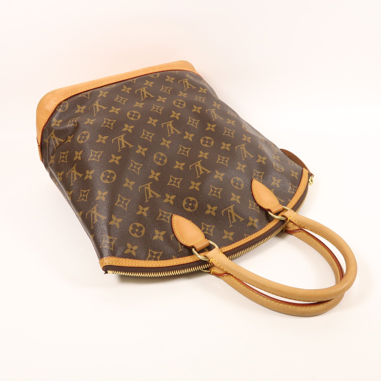 LOUIS VUITTON Monogram Lockit Vertical金扣手挽袋