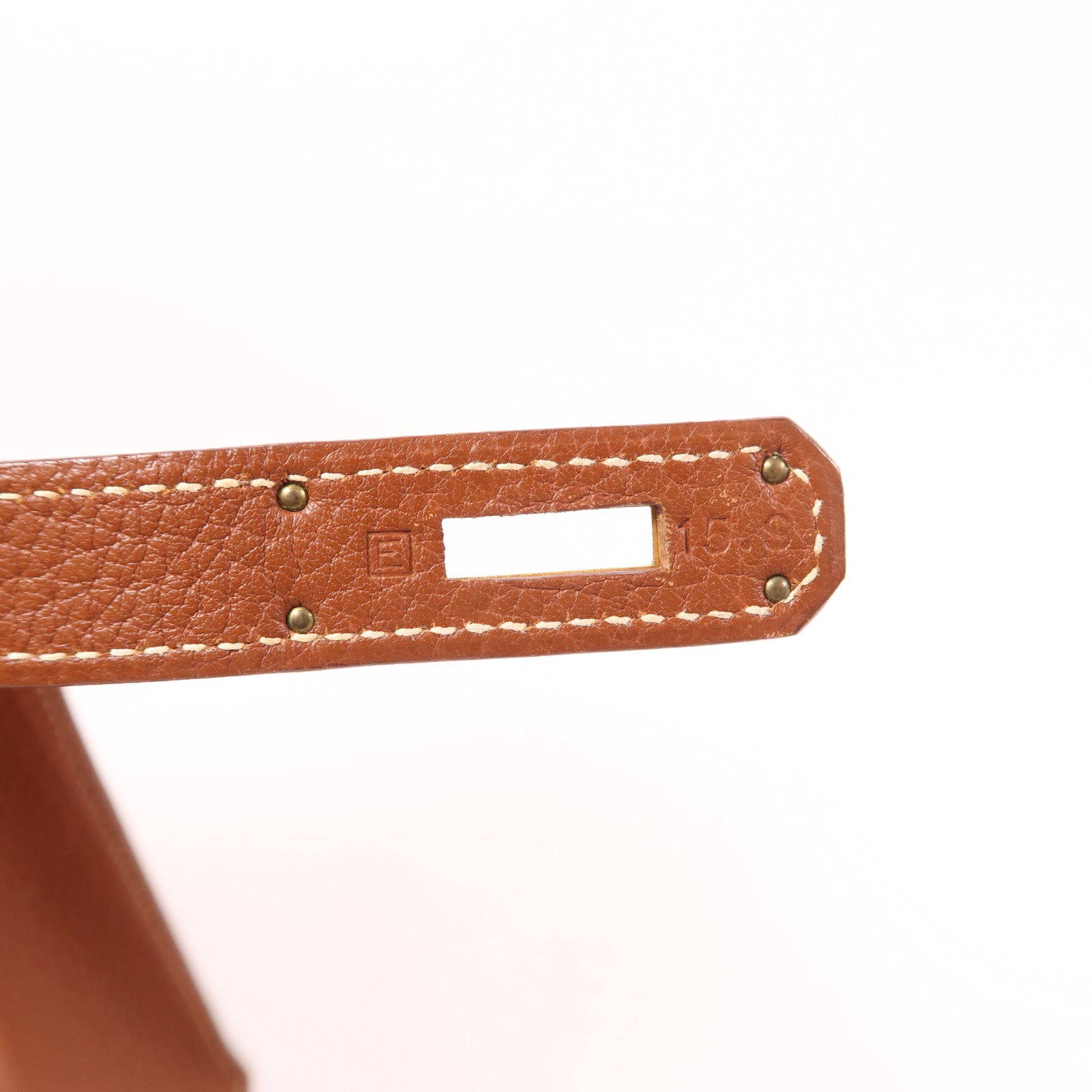 HERMES Fjord皮革Kelly 32金扣手挽肩背兩用袋