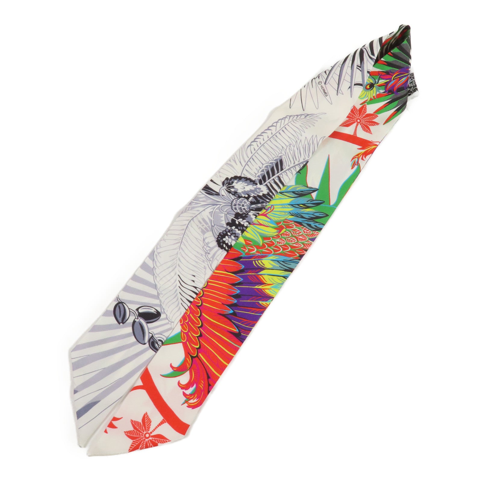 HERMES 絲質Twilly絲巾