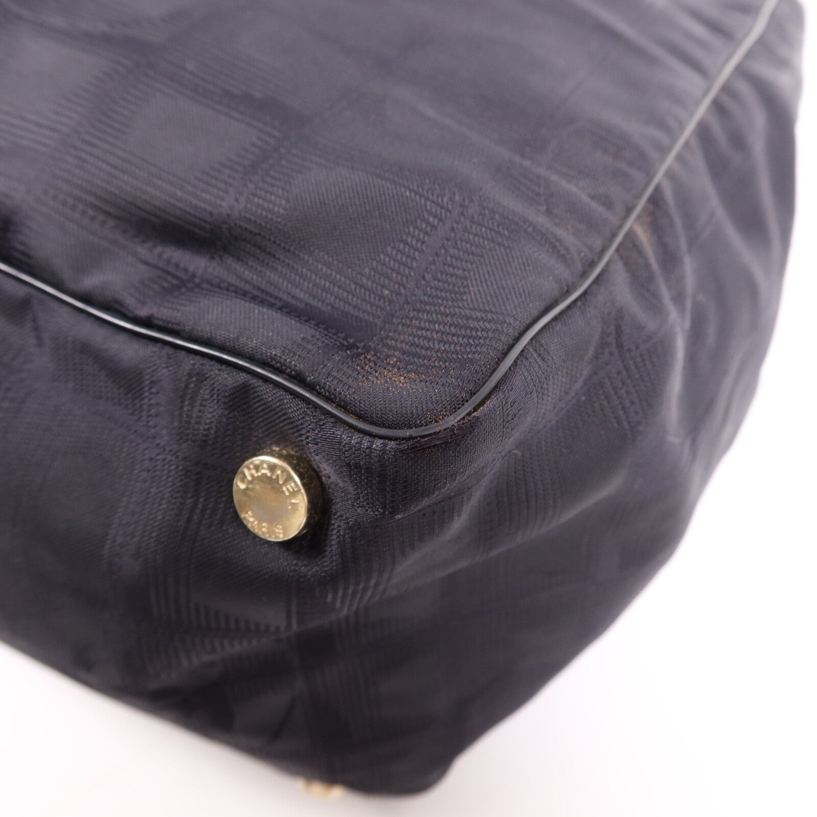 CHANEL 尼龍New Travel Line Tote金扣手挽袋