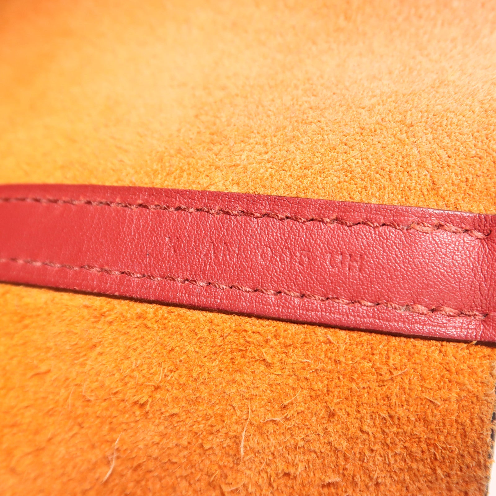 HERMES Clemence皮革Picotin MM銀扣手挽袋Feu/Rouge Grenat
