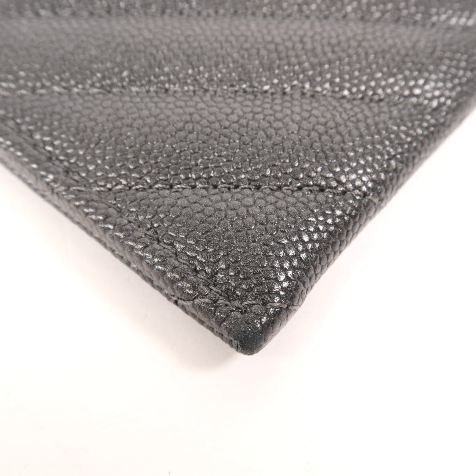 CHANEL 牛皮皮革Wallet金扣長錢包