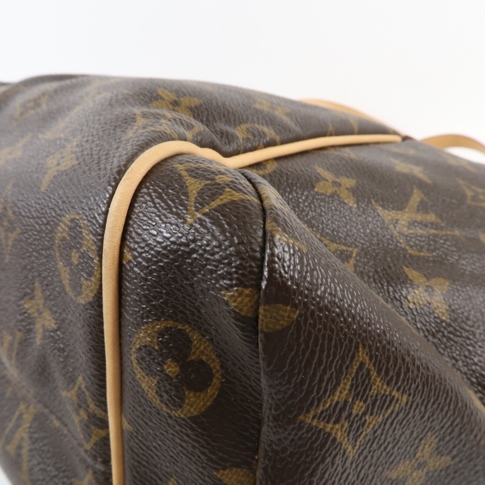 LOUIS VUITTON Monogram Totally MM金扣肩背袋棕色