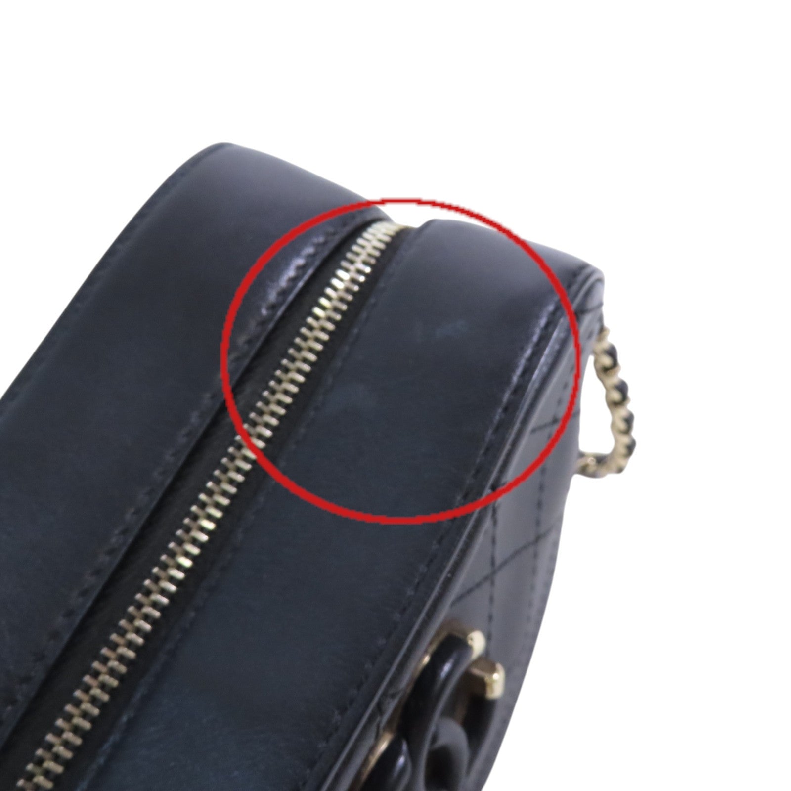 CHANEL 羊皮皮革Chain Shoulder Bag金扣鏈帶肩背袋