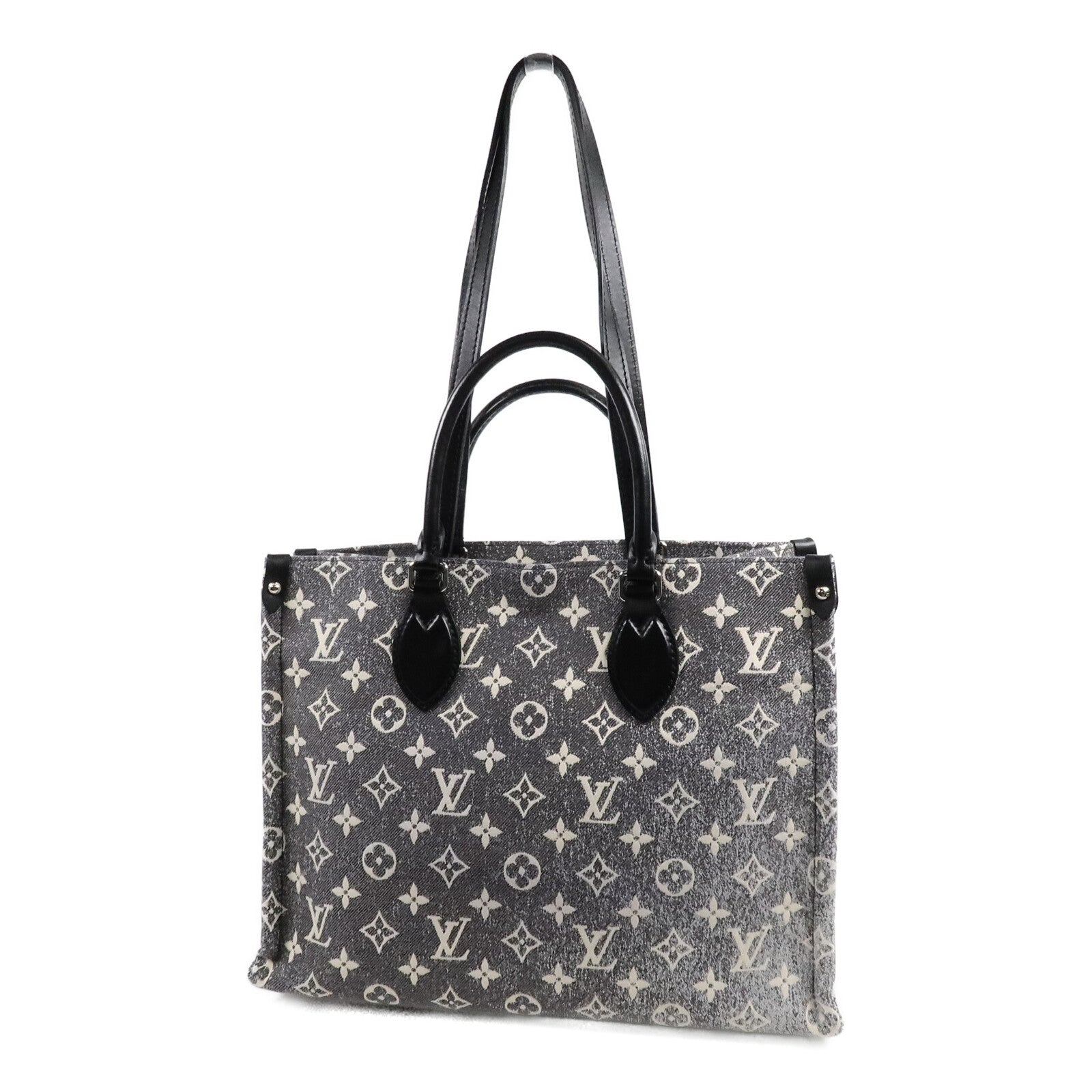 LOUIS VUITTON Jaguar Denim On The Go MM手挽肩背兩用袋