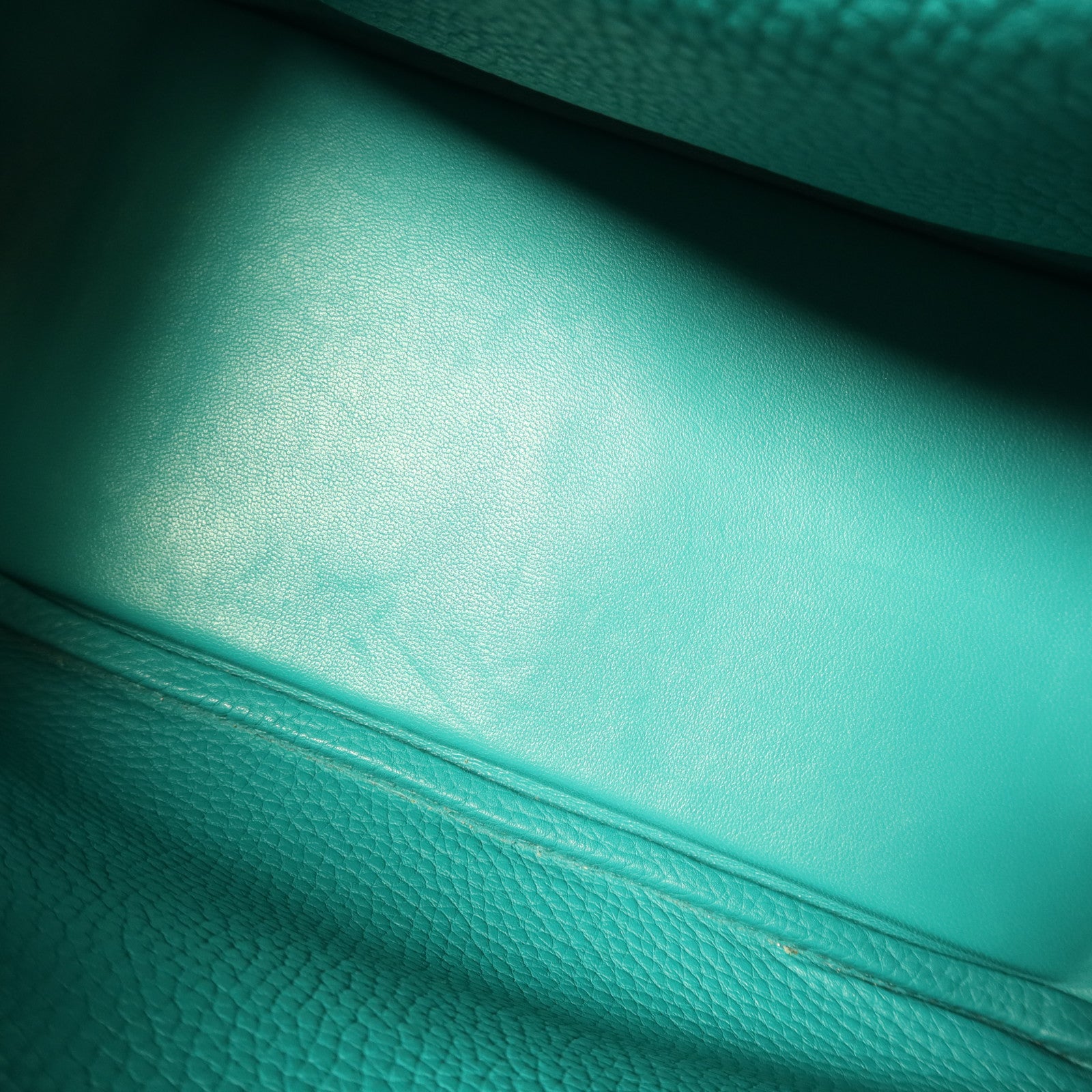 HERMES Clemence皮革Lindy 26銀扣手挽肩背兩用袋Bleu Paon