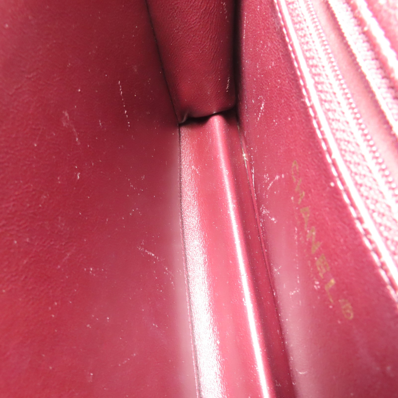 CHANEL 牛皮皮革Shoulder Bag金扣肩背袋