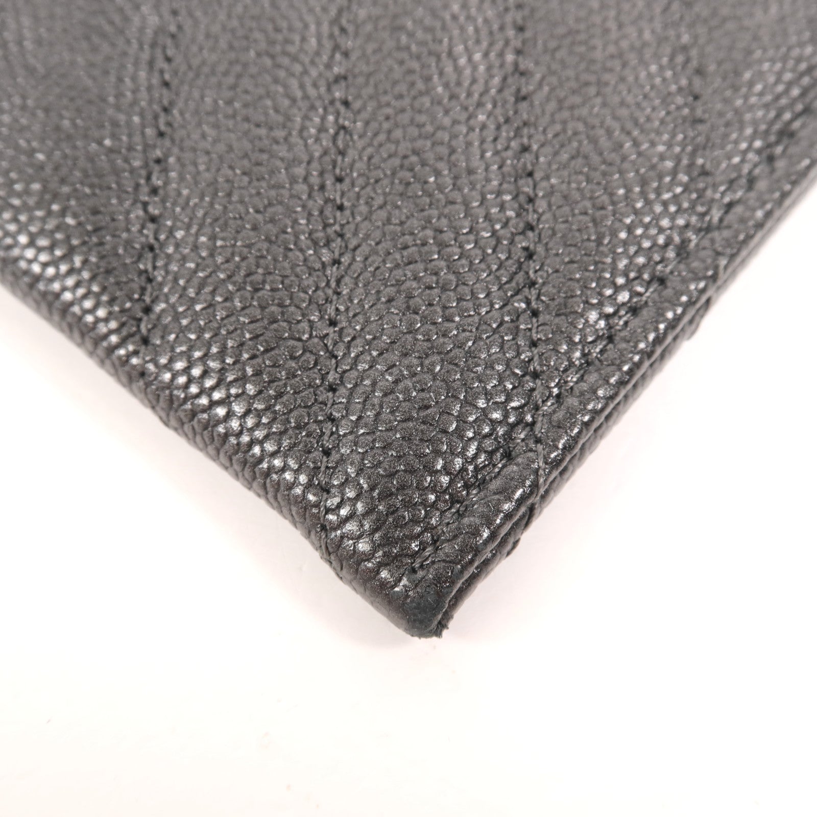 CHANEL 牛皮皮革Wallet金扣長錢包