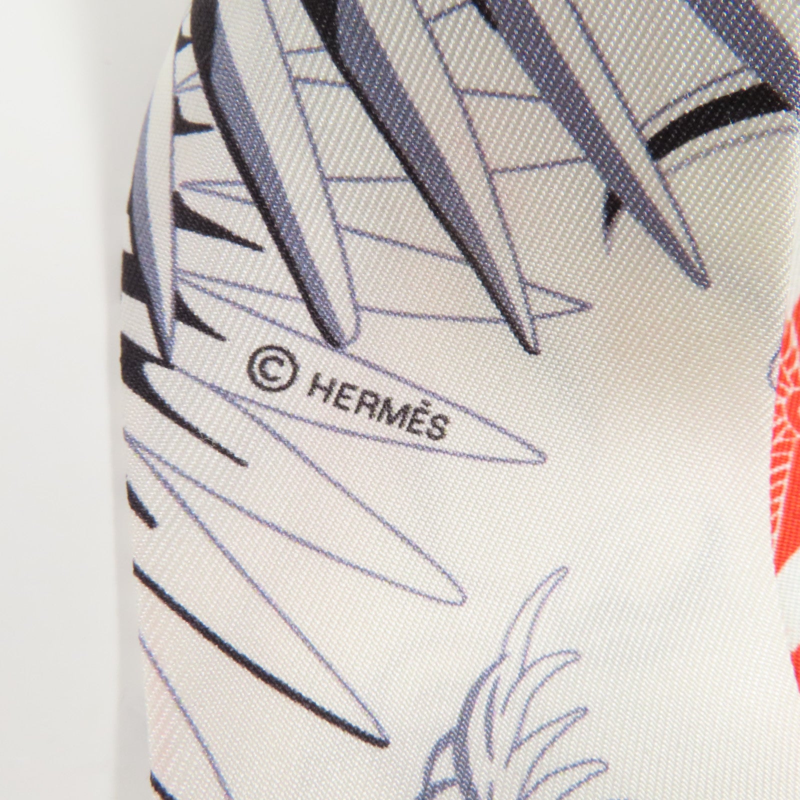 HERMES 絲質Twilly絲巾