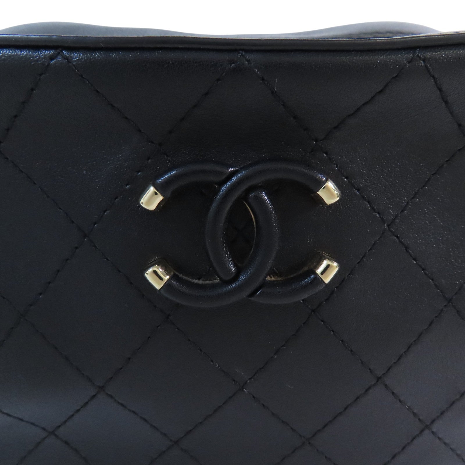 CHANEL 羊皮皮革Chain Shoulder Bag金扣鏈帶肩背袋