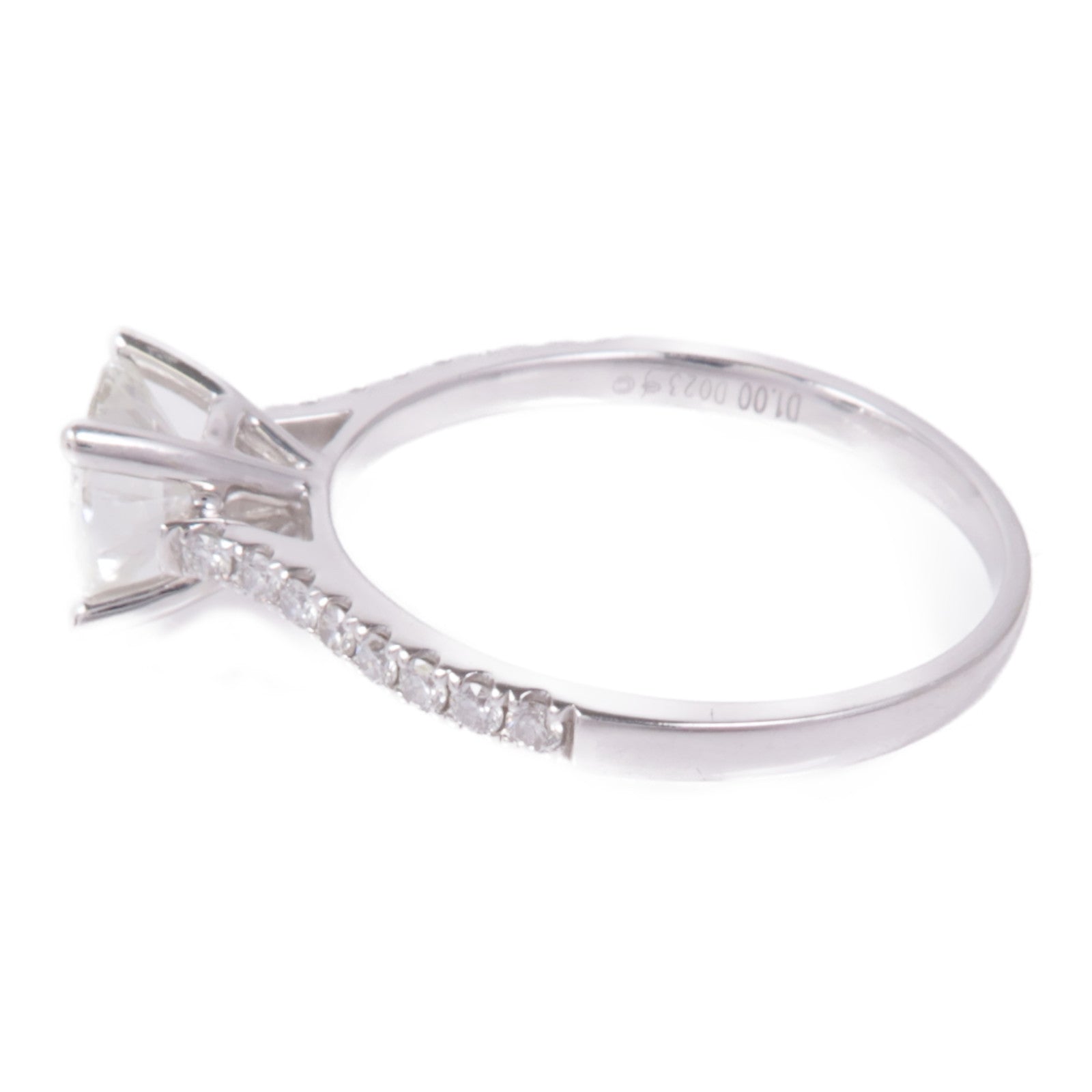 JEWELRY 【激減優惠】18K白金Diamond Ring鑽石戒指US#7.5