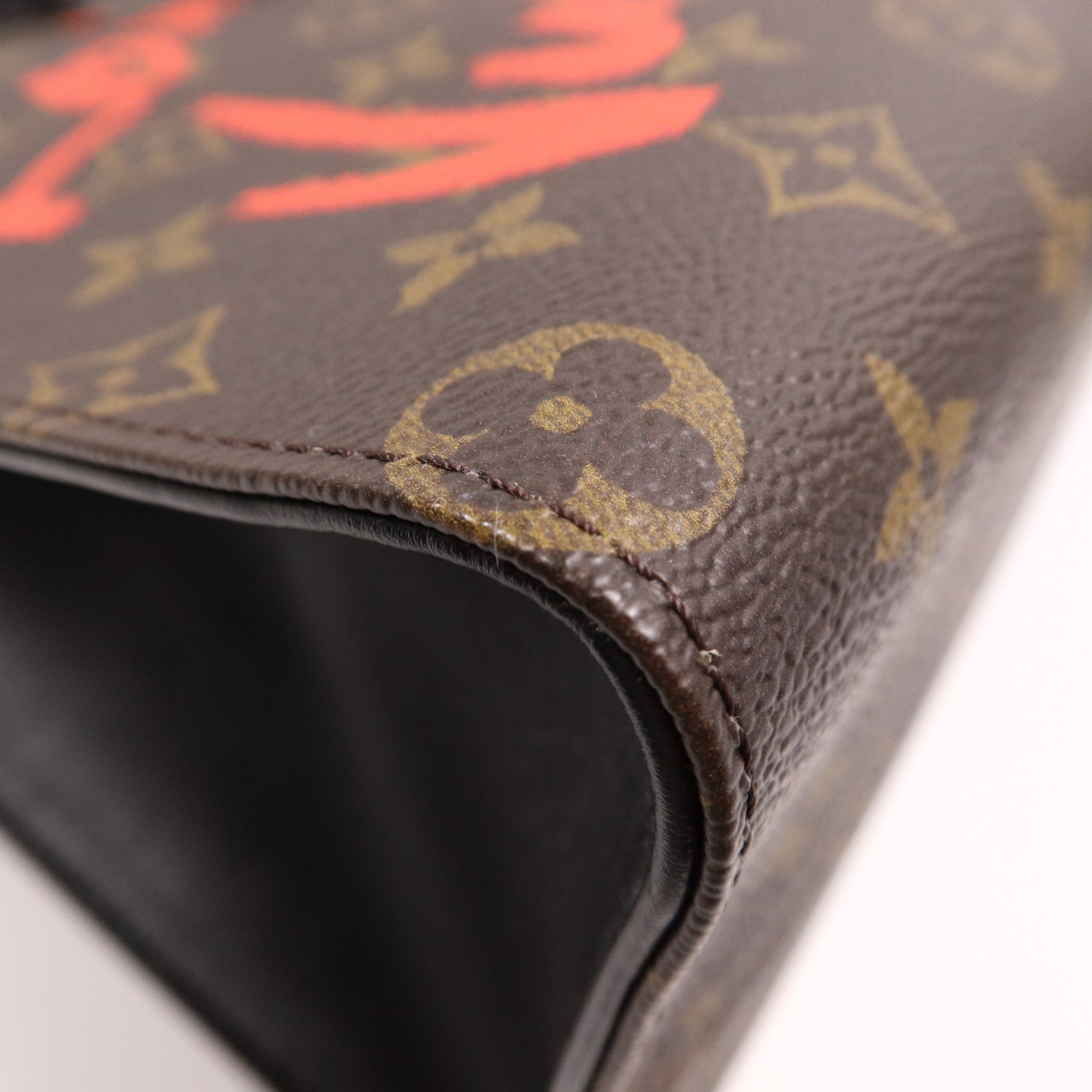 LOUIS VUITTON Monogram On The Go Fall In Love金扣手挽肩背兩用袋
