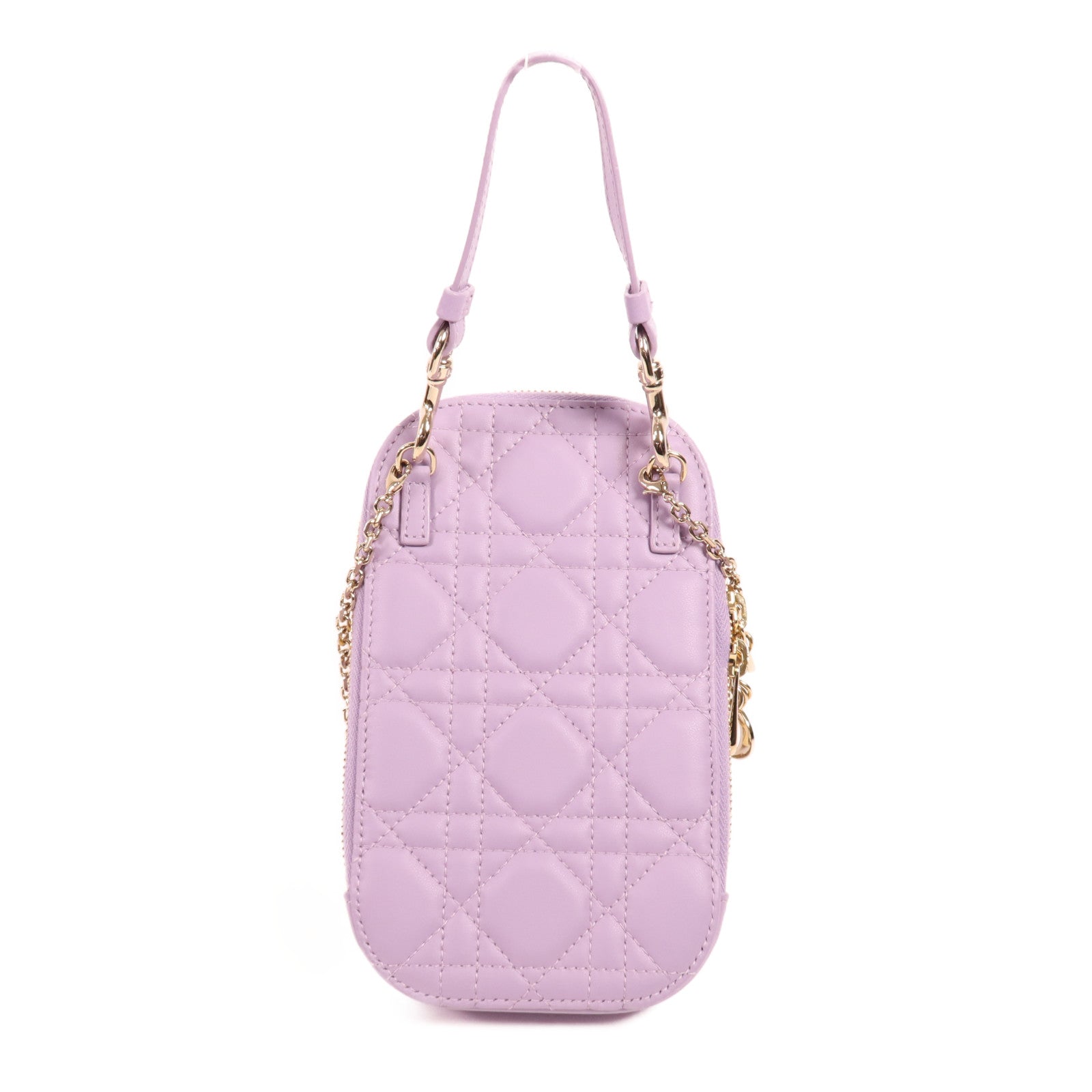 Dior 牛皮皮革2 Way Shoulder金扣手挽肩背兩用袋