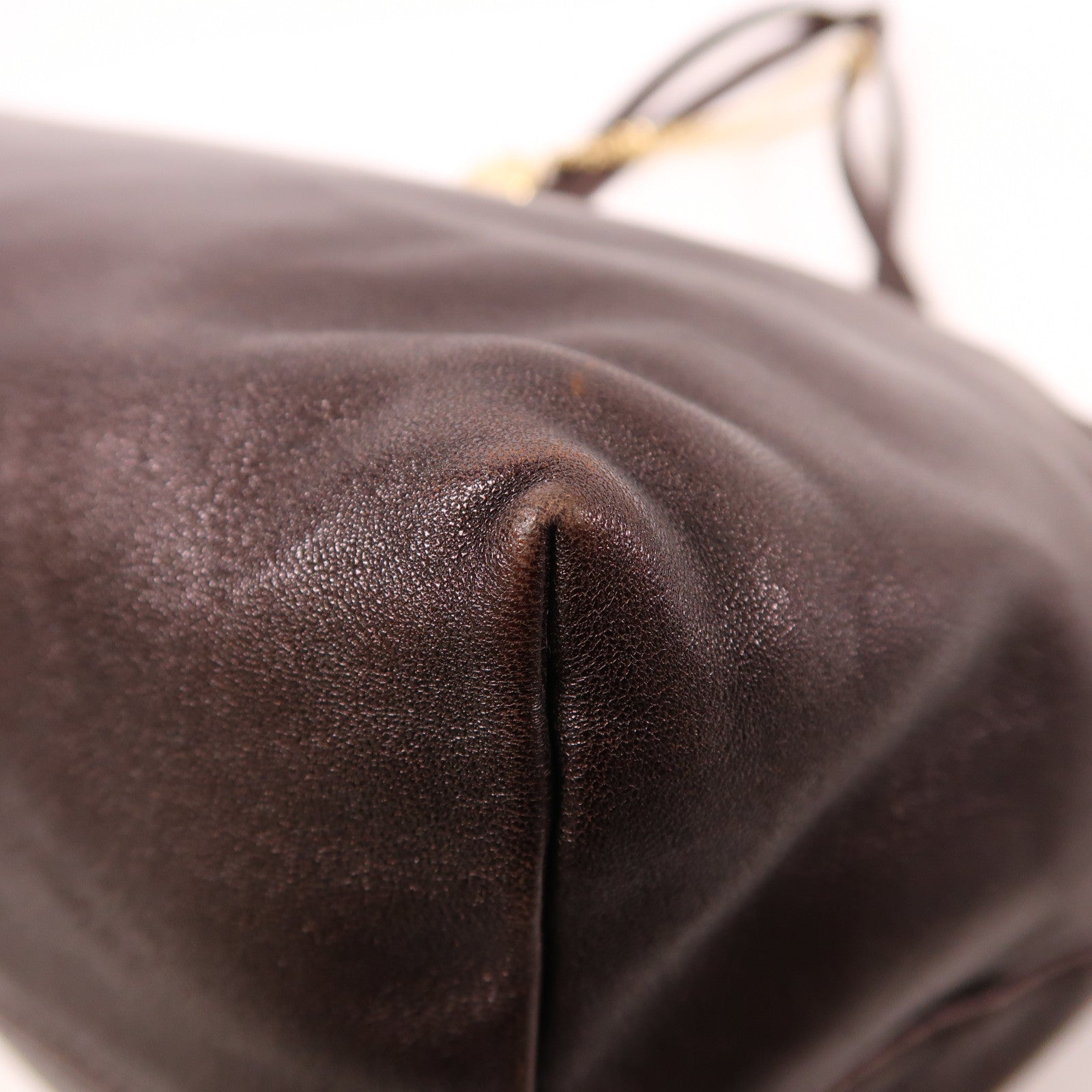 LOEWE 皮革Shoulder Tote金扣肩背袋/手挽袋