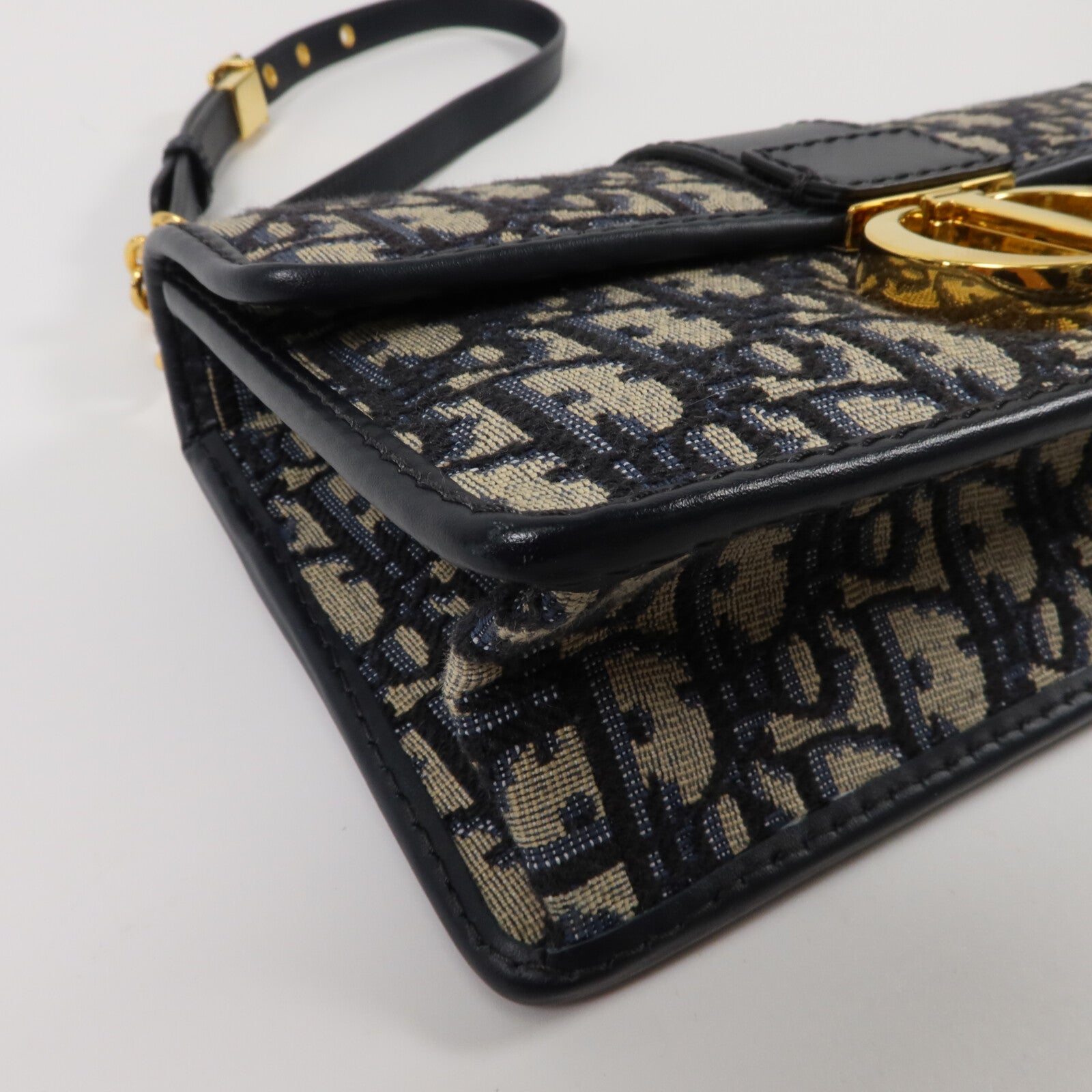 Dior 帆布30 Montaigne East-West With Chain鏈帶肩背袋