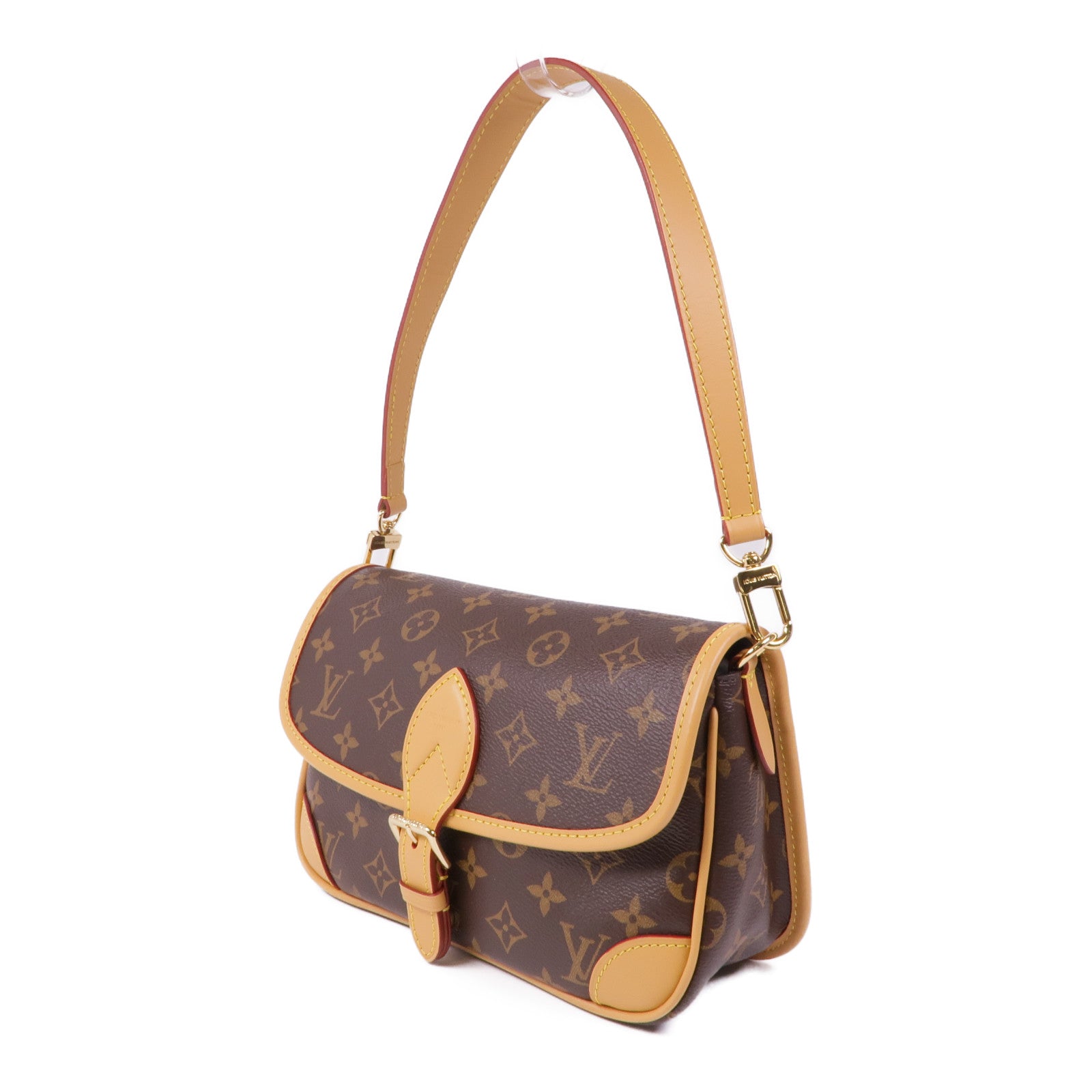 LOUIS VUITTON Monogram Diane金扣手挽肩背兩用袋