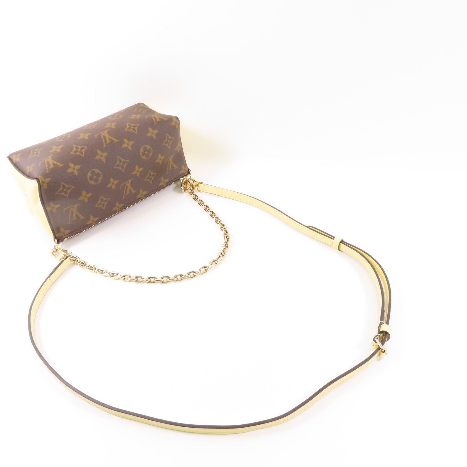 LOUIS VUITTON Monogram Bloom Pouch金扣手挽肩背兩用袋