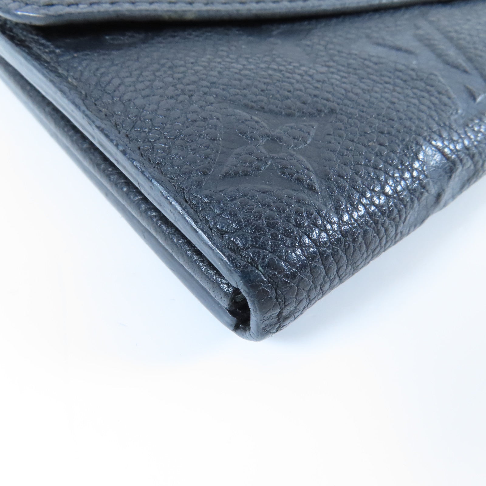 LOUIS VUITTON 【激減優惠】Monogram Empreinte Long Wallet金扣錢包黑色