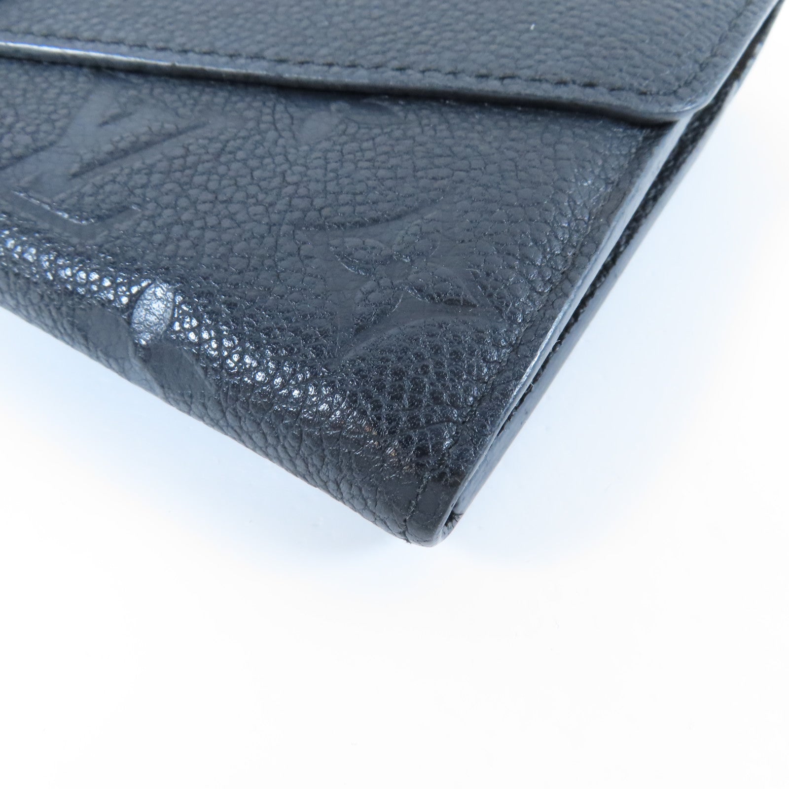 LOUIS VUITTON 【激減優惠】Monogram Empreinte Long Wallet金扣錢包黑色