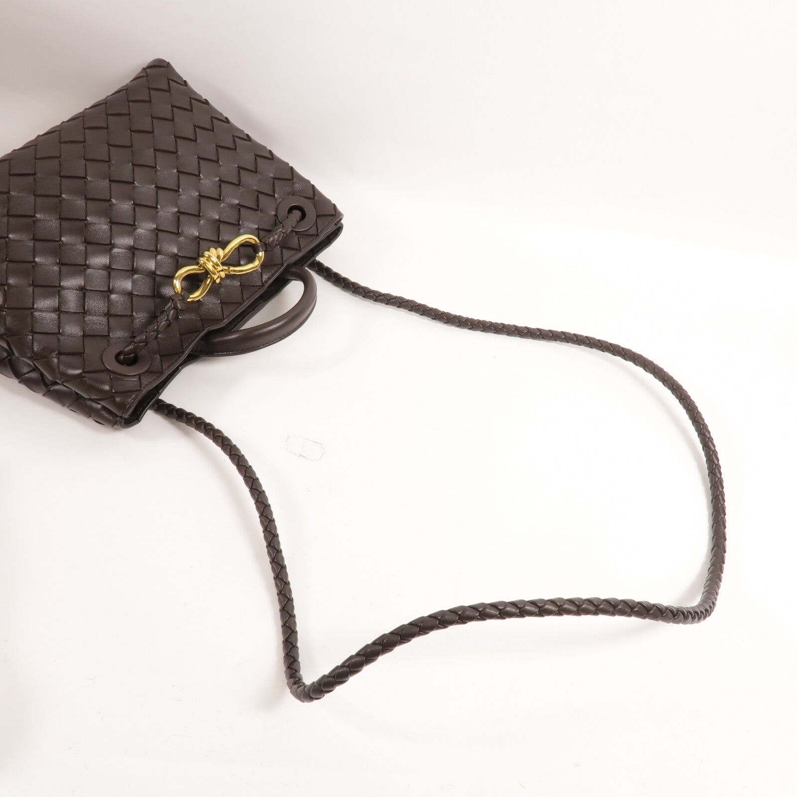 BOTTEGA VENETA 牛皮皮革Andiamo Small手挽肩背兩用袋