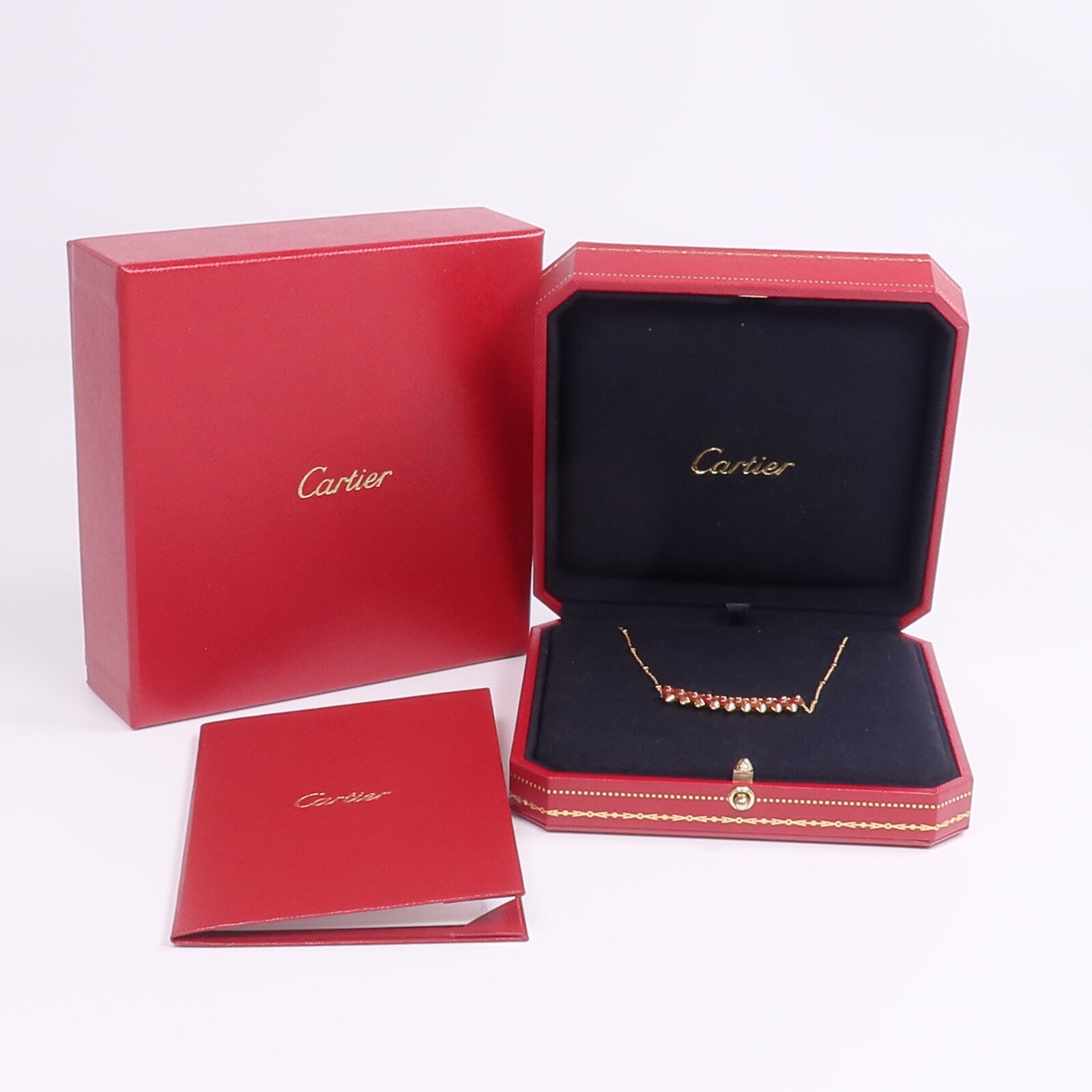 CARTIER 【激減優惠】18K玫瑰金Clash de Cartier Pendant紅瑪瑙項鍊