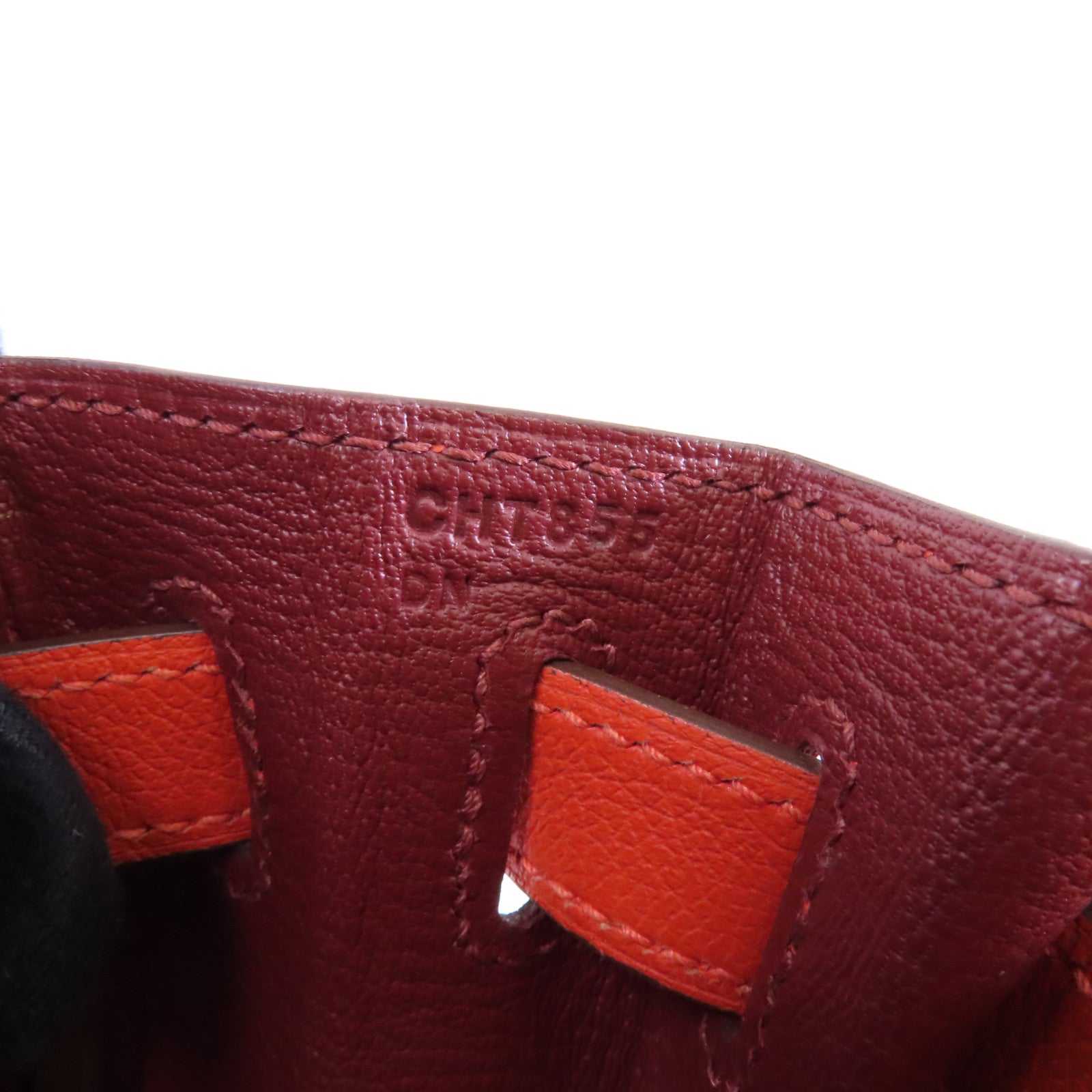 HERMES Evercolor皮革Kelly 28金扣手挽肩背兩用袋Rouge H/紅色