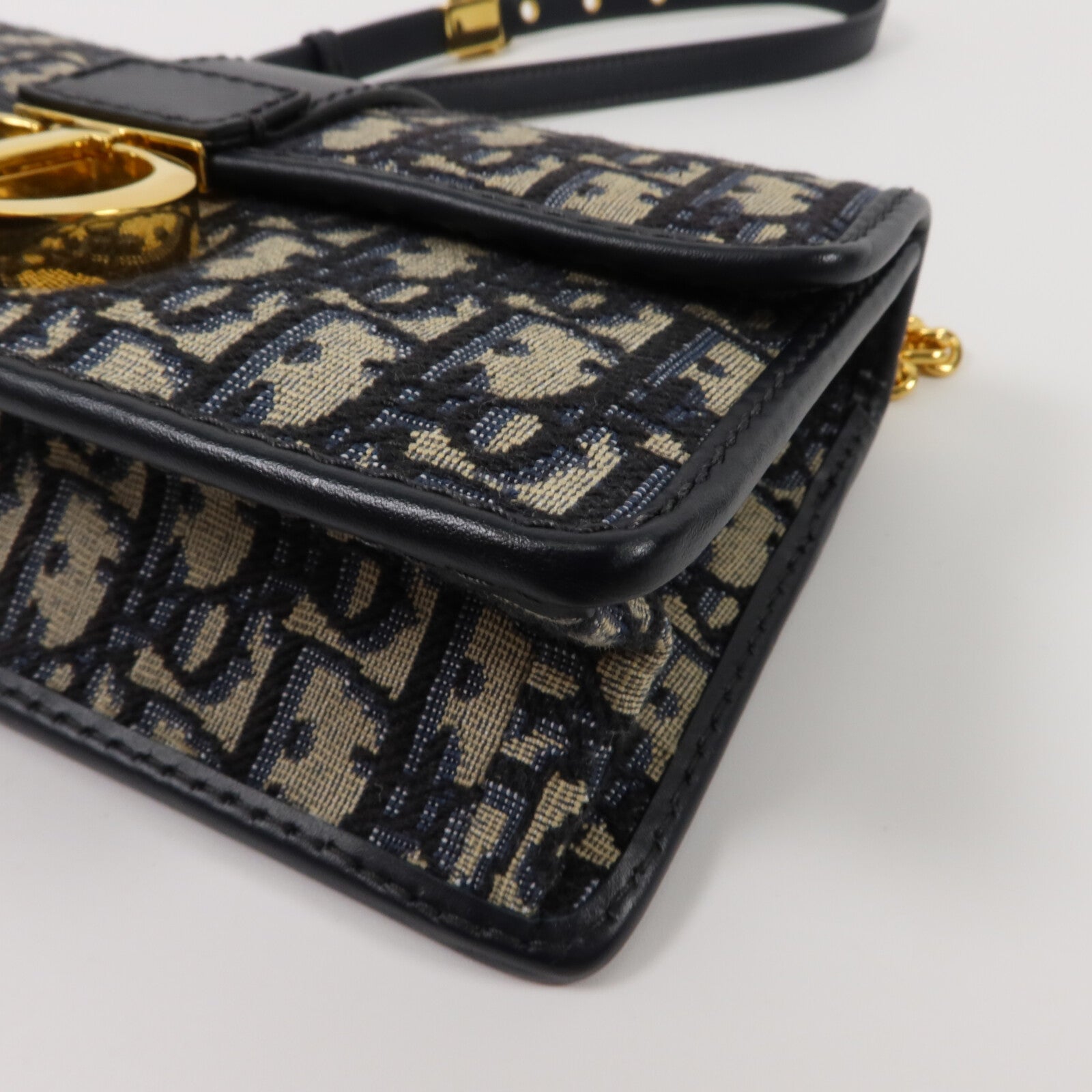 Dior 帆布30 Montaigne East-West With Chain鏈帶肩背袋