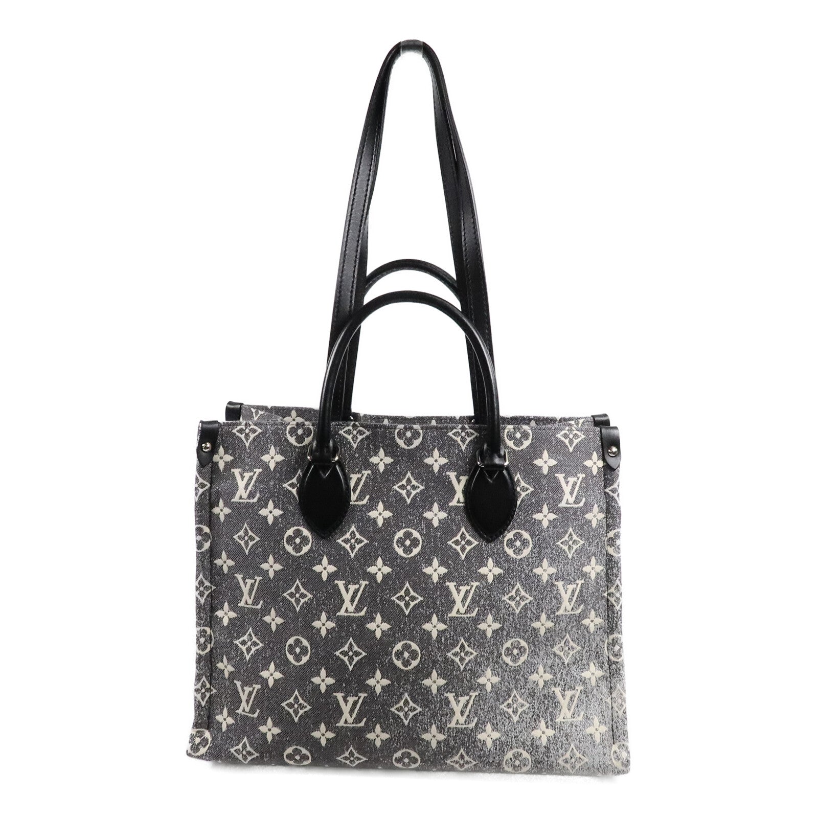 LOUIS VUITTON Jaguar Denim On The Go MM手挽肩背兩用袋