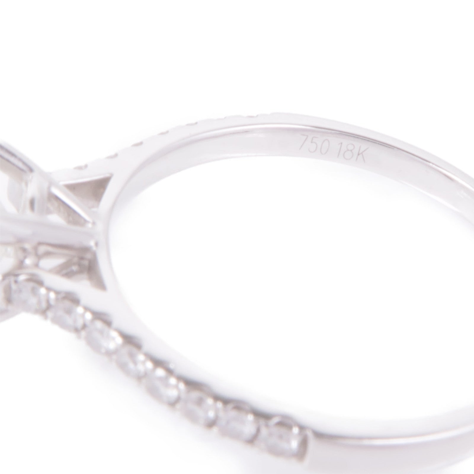 JEWELRY 【激減優惠】18K白金Diamond Ring鑽石戒指US#7.5