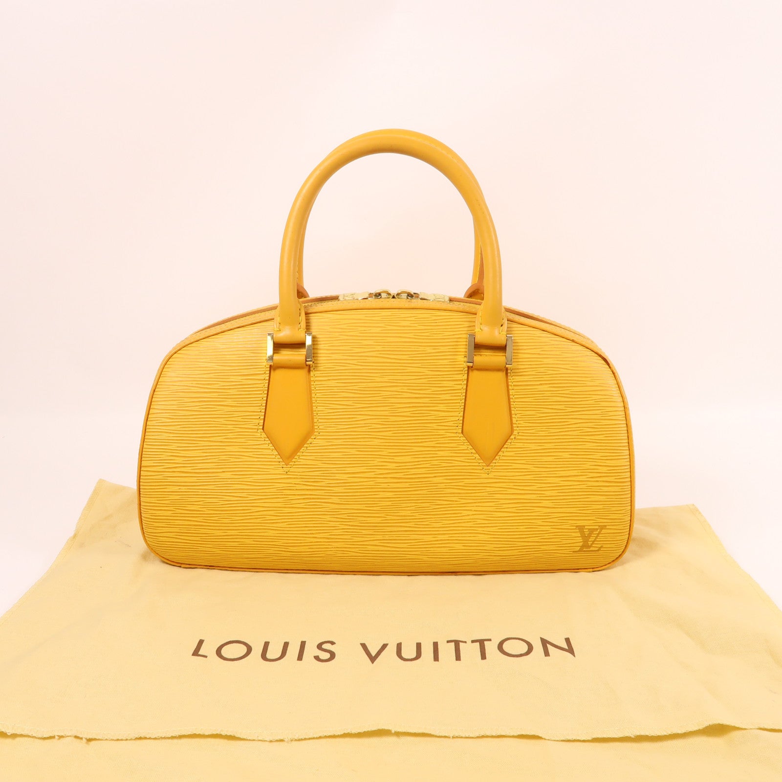 LOUIS VUITTON Epi Jasmine金扣手挽袋