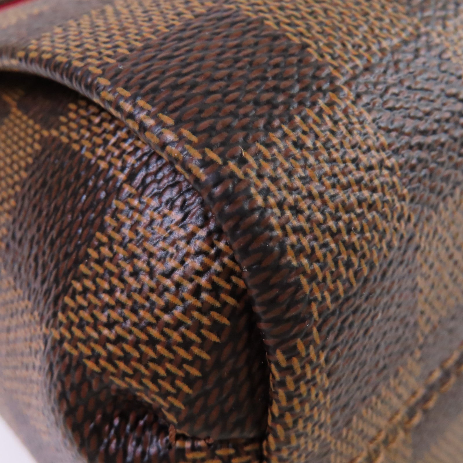 LOUIS VUITTON Damier Ebene Croisette 2Way Shoulder Bag金扣手挽肩背兩用袋啡色