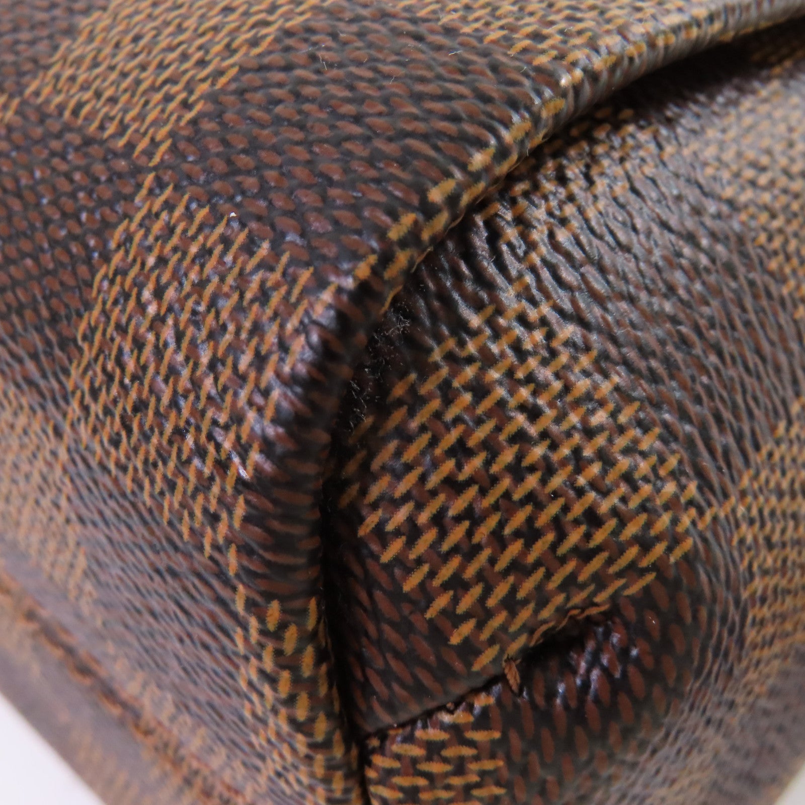 LOUIS VUITTON Damier Ebene Croisette 2Way Shoulder Bag金扣手挽肩背兩用袋啡色