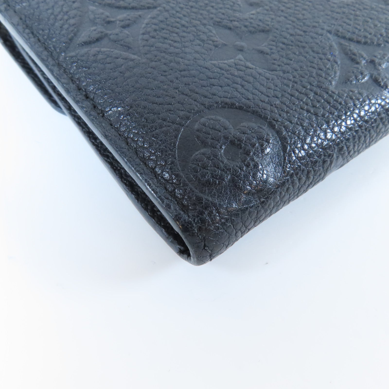 LOUIS VUITTON 【激減優惠】Monogram Empreinte Long Wallet金扣錢包黑色