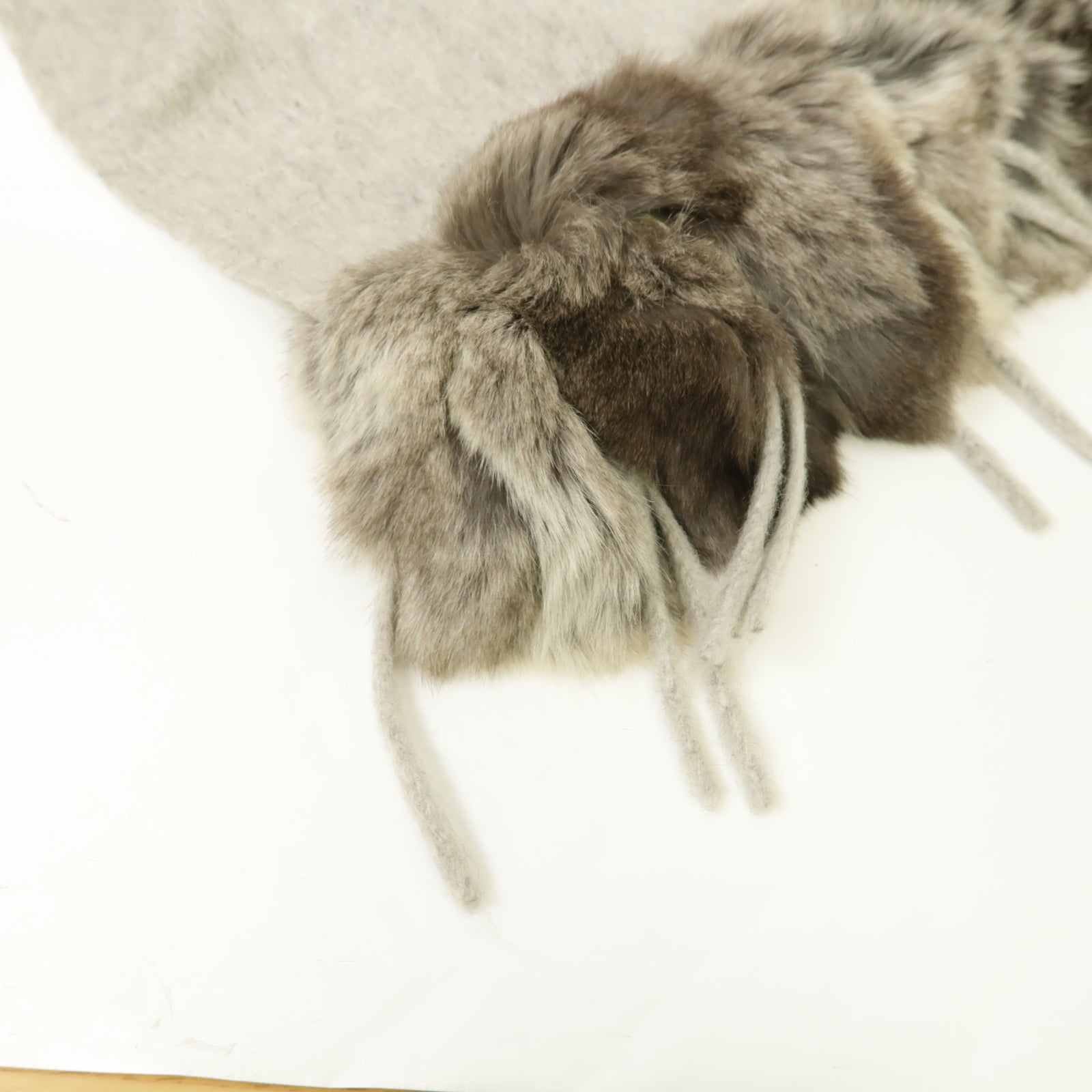 FENDI 【激減優惠】羊絨/Fur Shawl披肩灰色