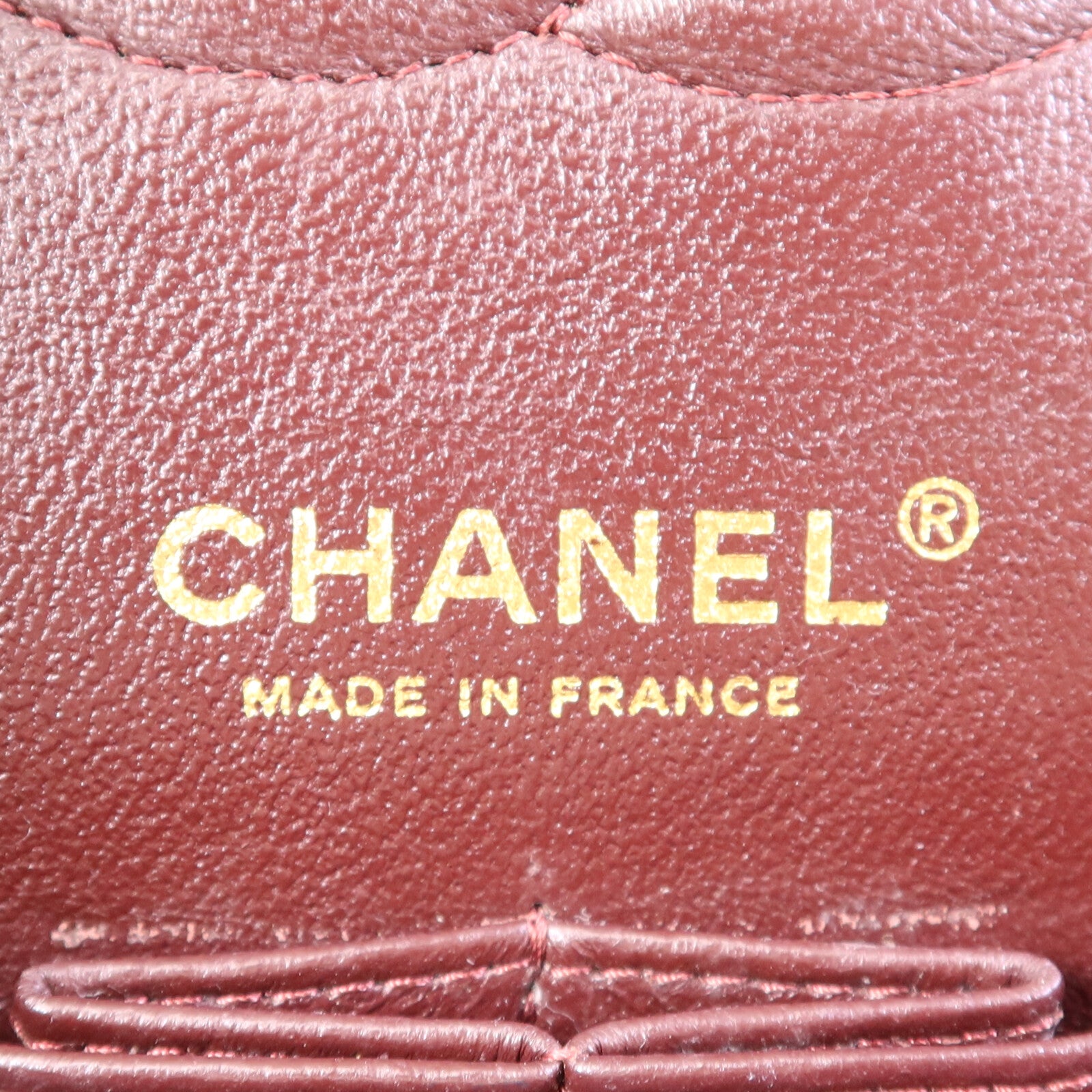 CHANEL 羊皮皮革Classic 25金扣鏈帶肩背袋