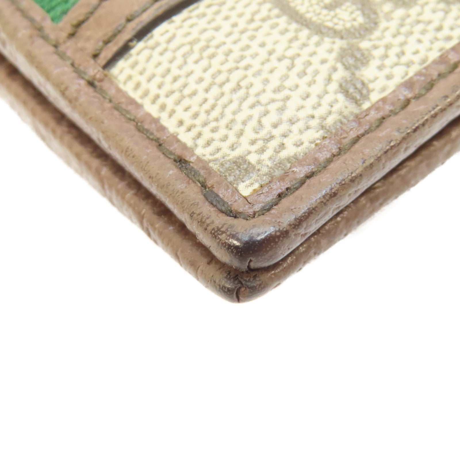 GUCCI 塗層帆布Ophidia GG Wallet金扣錢包啡色