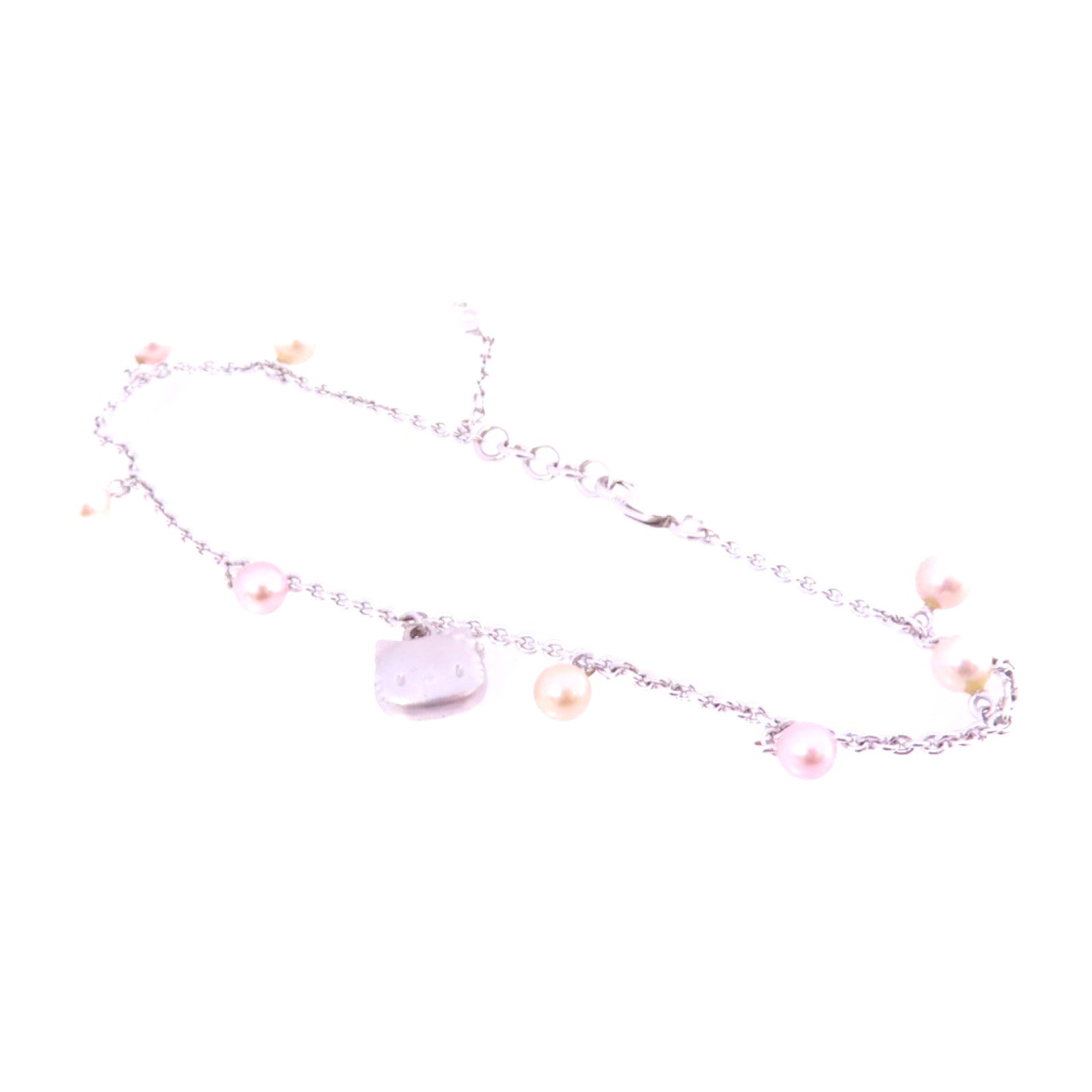 JEWELRY 18K白金Hello Kitty Charm Bracelet手鏈