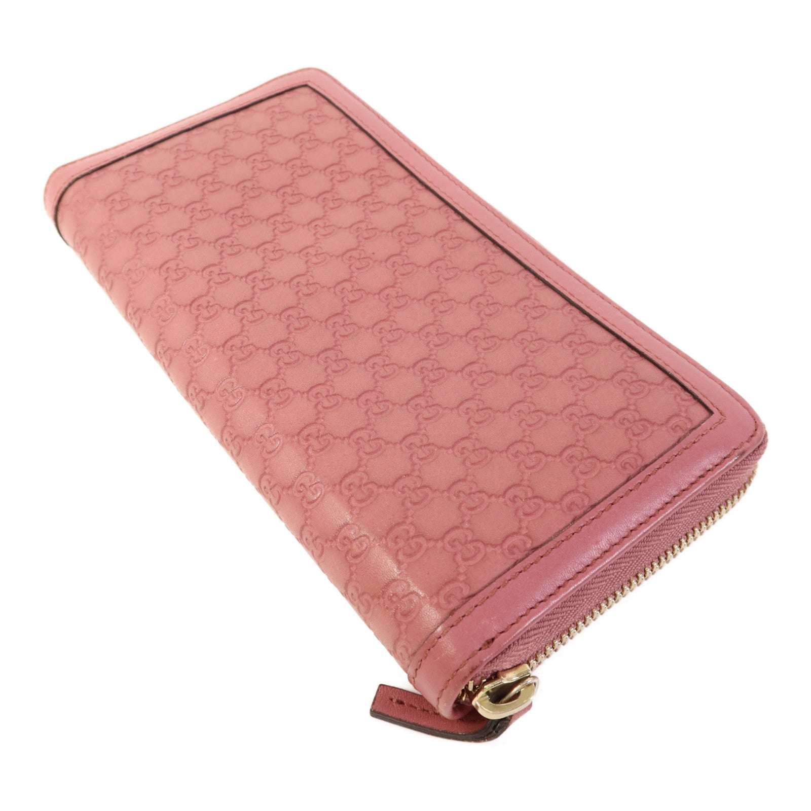 GUCCI 牛皮皮革Long Wallet金扣長錢包