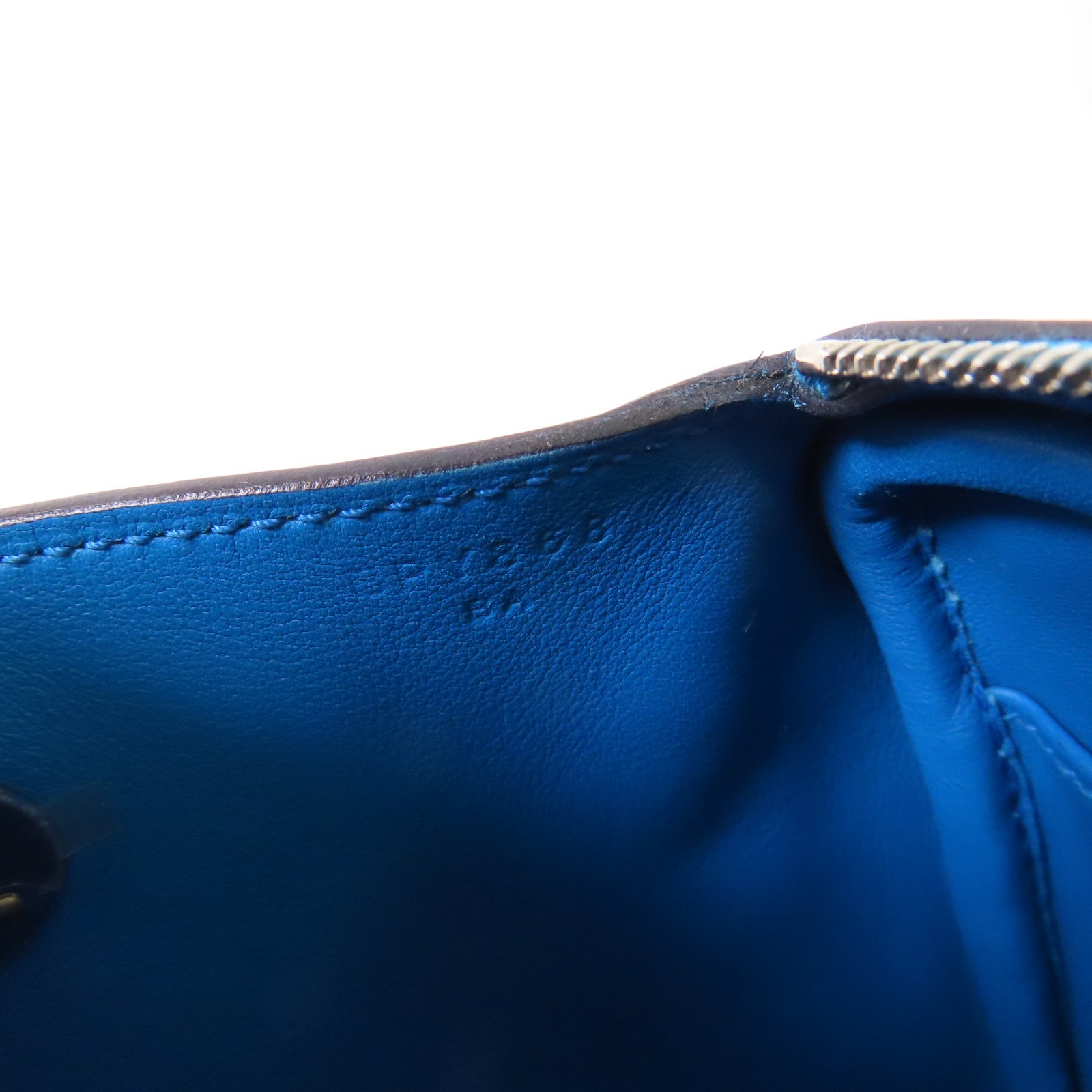 HERMES【激減優惠】 Swift皮革Mini Lindy銀扣手挽肩背兩用袋Bleu frida