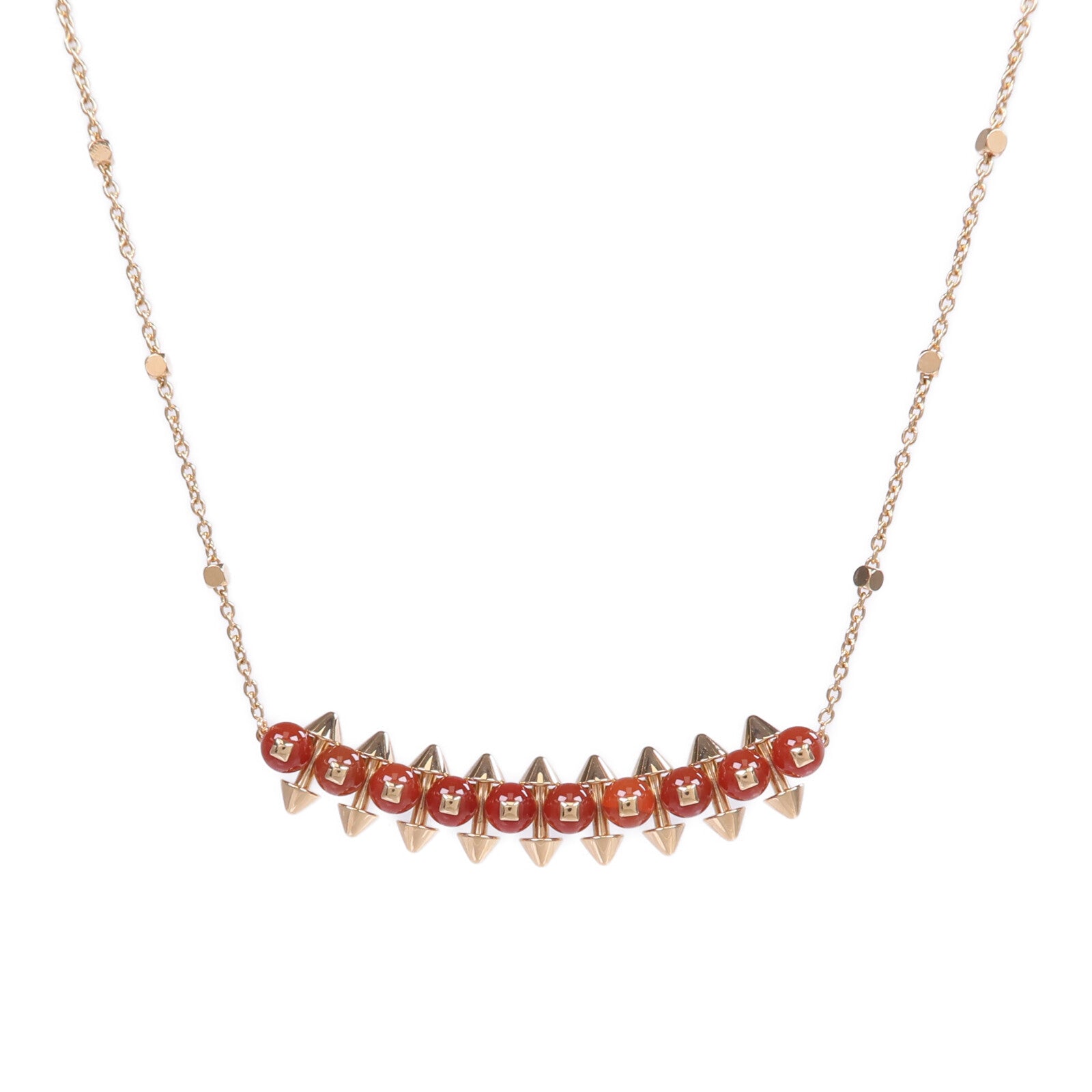 CARTIER 【激減優惠】18K玫瑰金Clash de Cartier Pendant紅瑪瑙項鍊