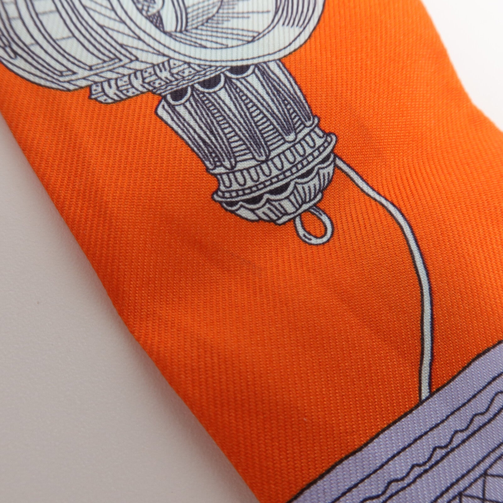 HERMES 絲質Twilly絲巾