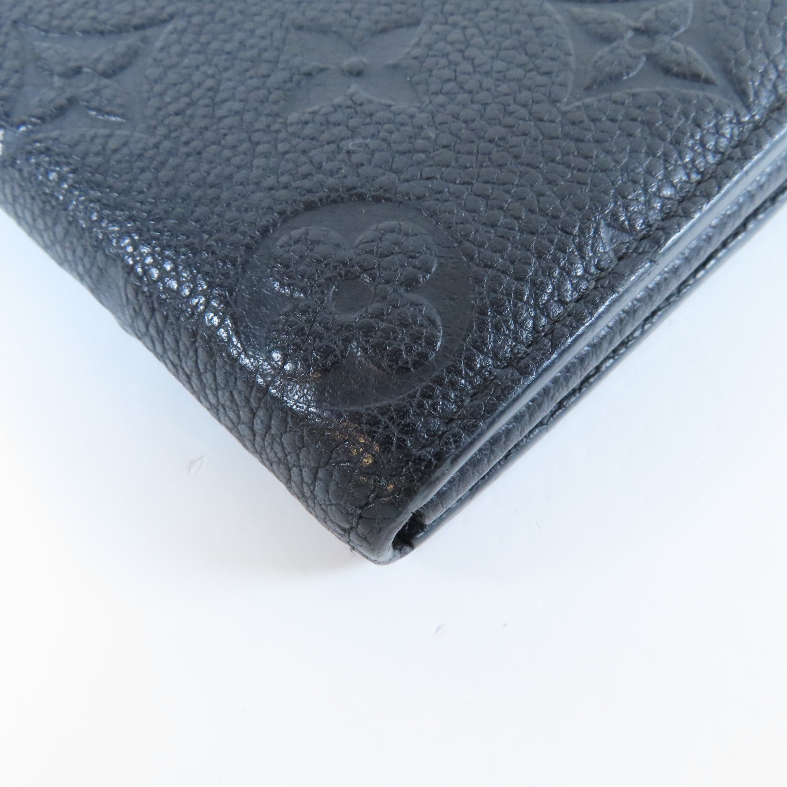 LOUIS VUITTON 【激減優惠】Monogram Empreinte Long Wallet金扣錢包黑色
