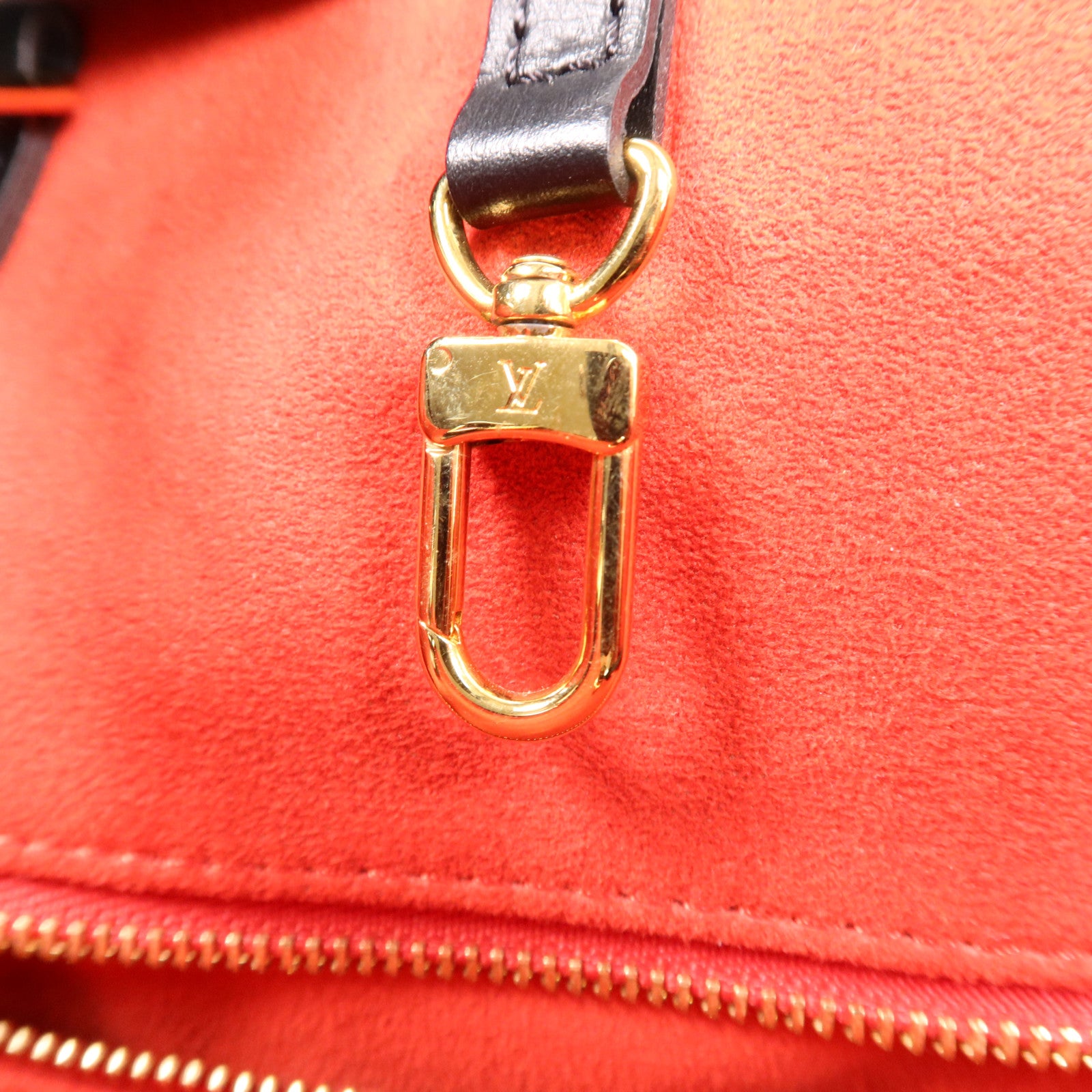 LOUIS VUITTON Monogram On The Go Fall In Love金扣手挽肩背兩用袋