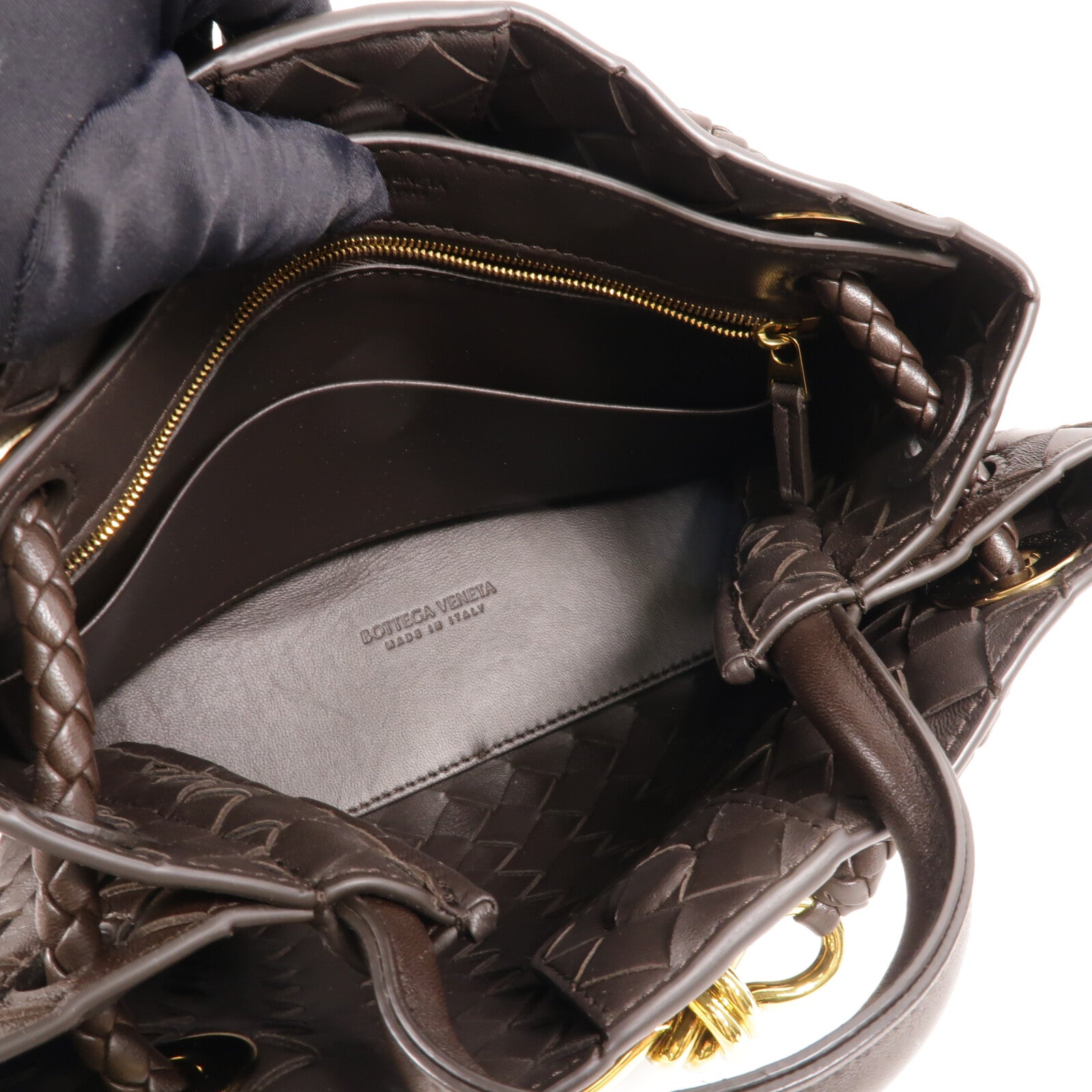BOTTEGA VENETA 牛皮皮革Andiamo Small手挽肩背兩用袋