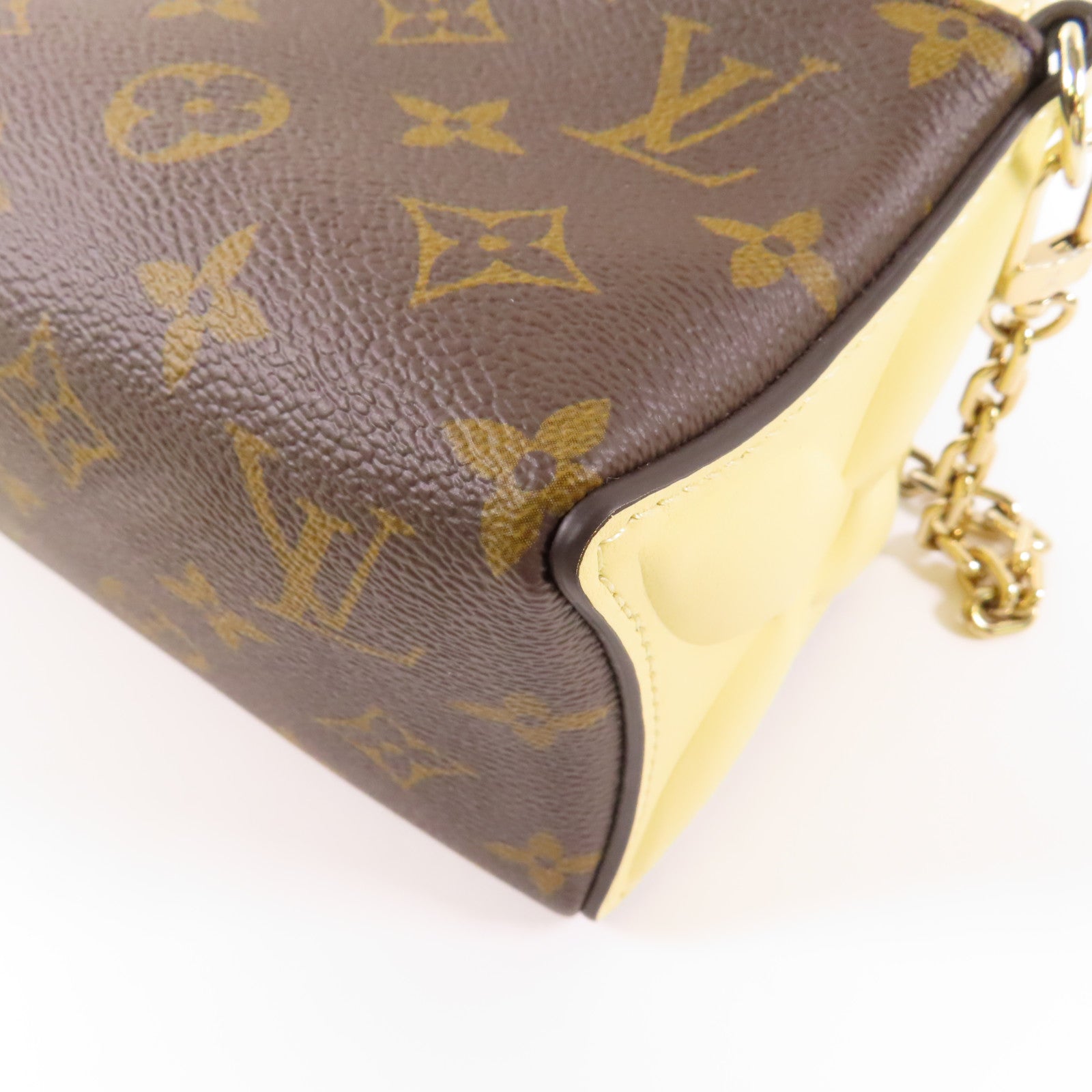 LOUIS VUITTON Monogram Bloom Pouch金扣手挽肩背兩用袋