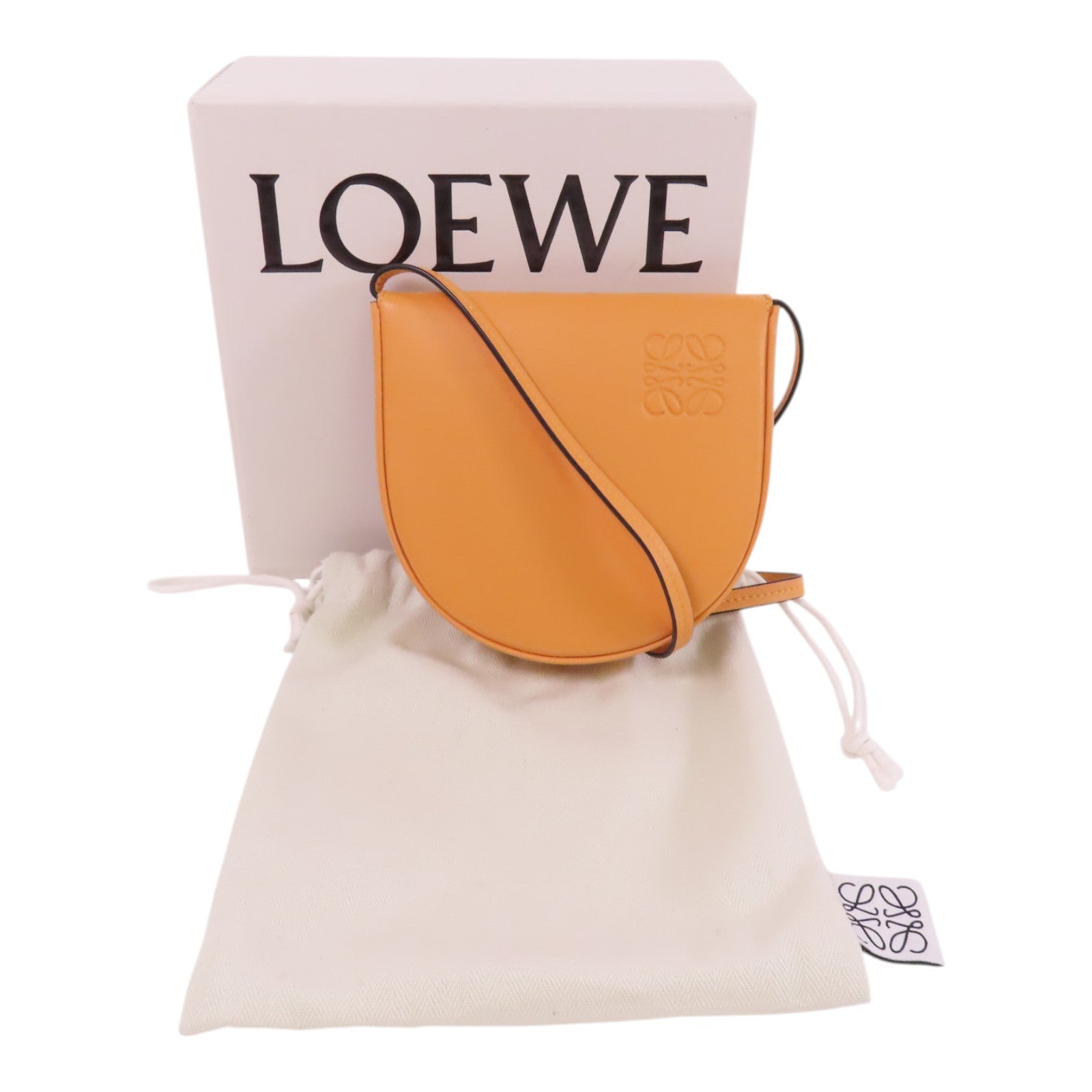 LOEWE 牛皮皮革Small Heel肩背袋