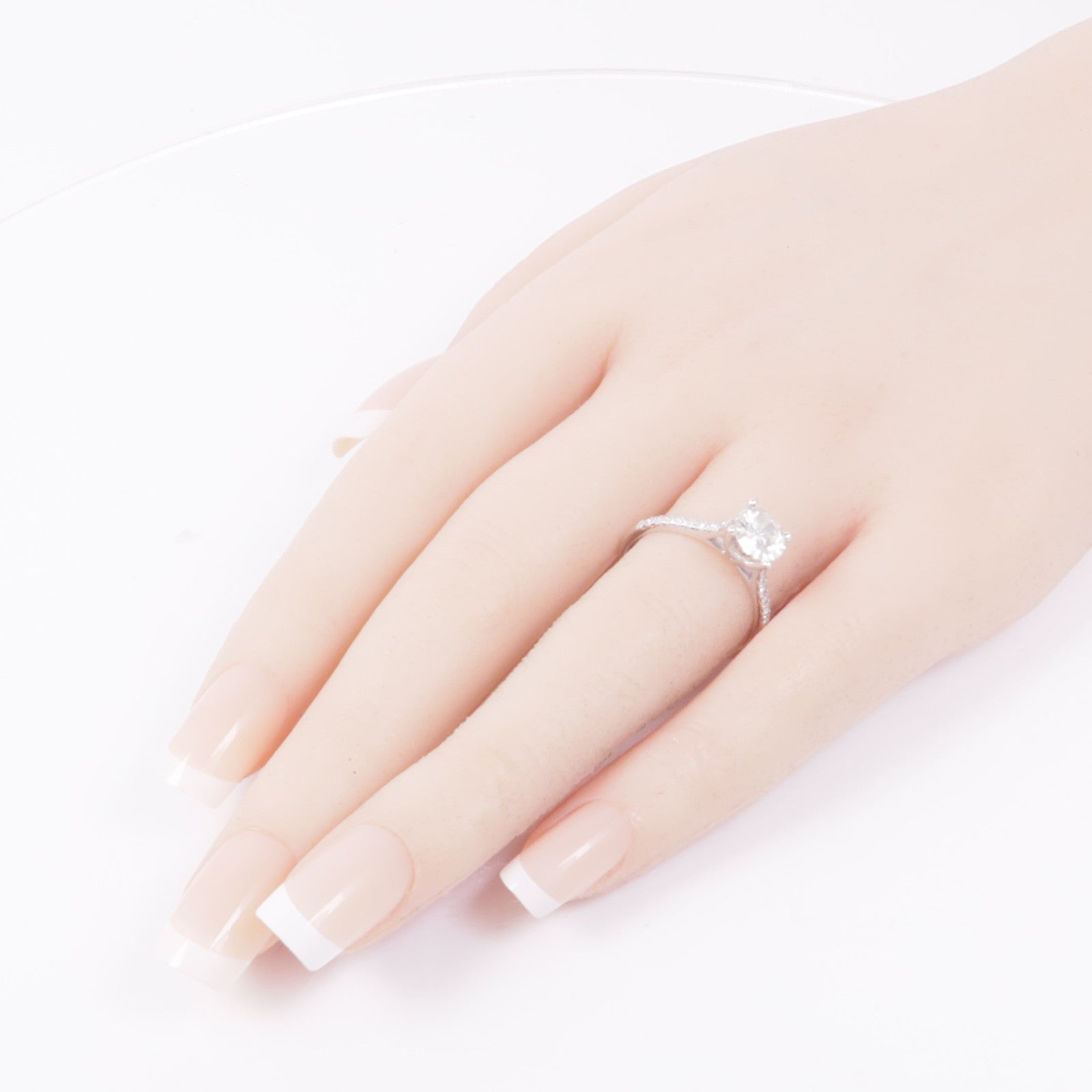 JEWELRY 【激減優惠】18K白金Diamond Ring鑽石戒指US#7.5